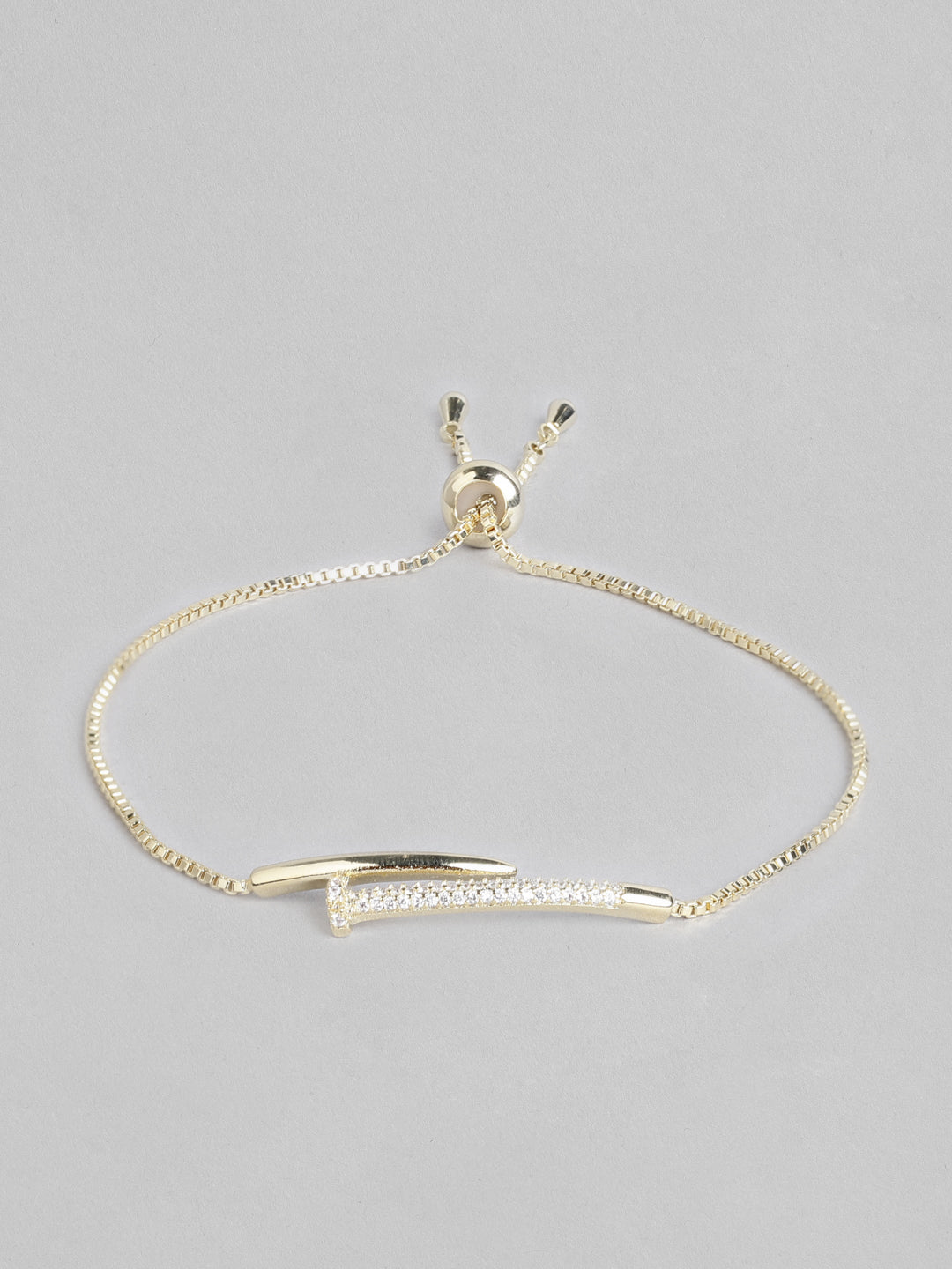 Blueberry rose gold plated chain bracelet