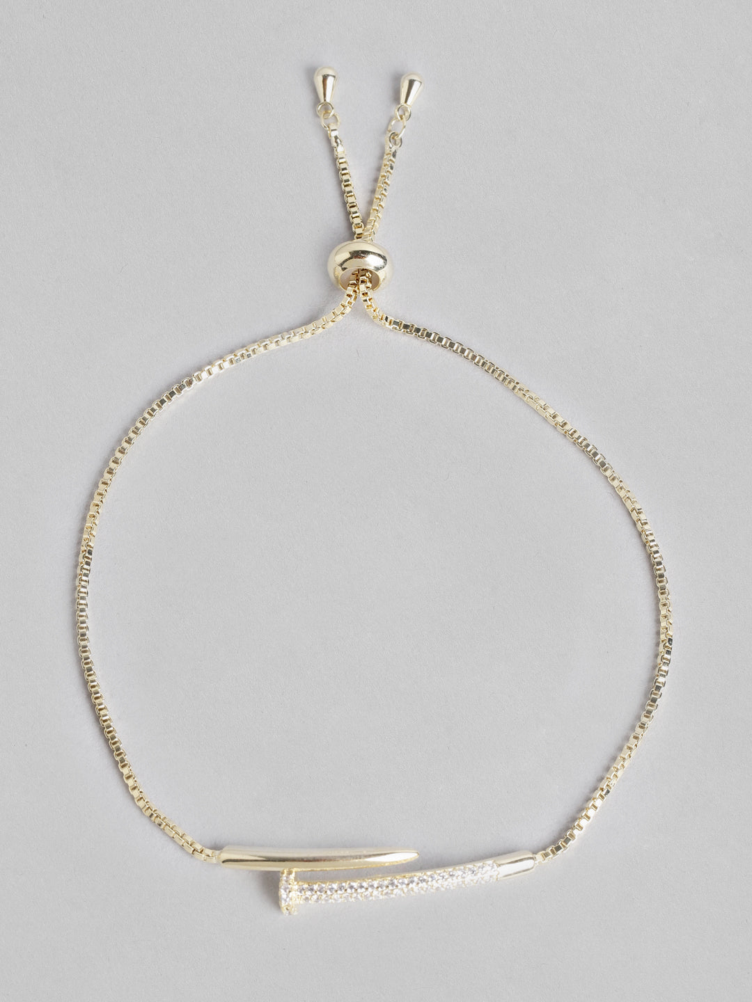 Blueberry rose gold plated chain bracelet