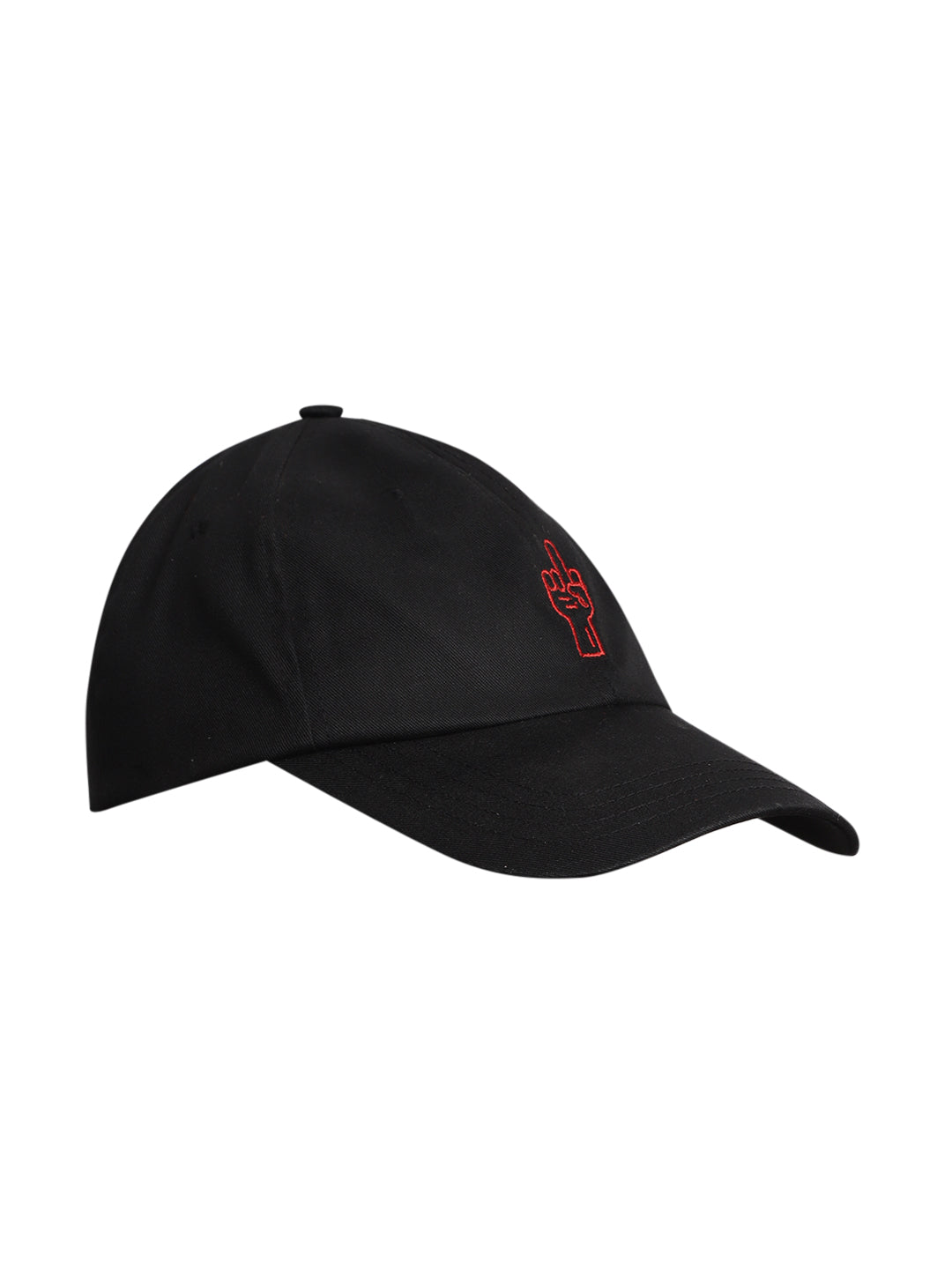 Blueberry Black Hand embroidery black baseball cap