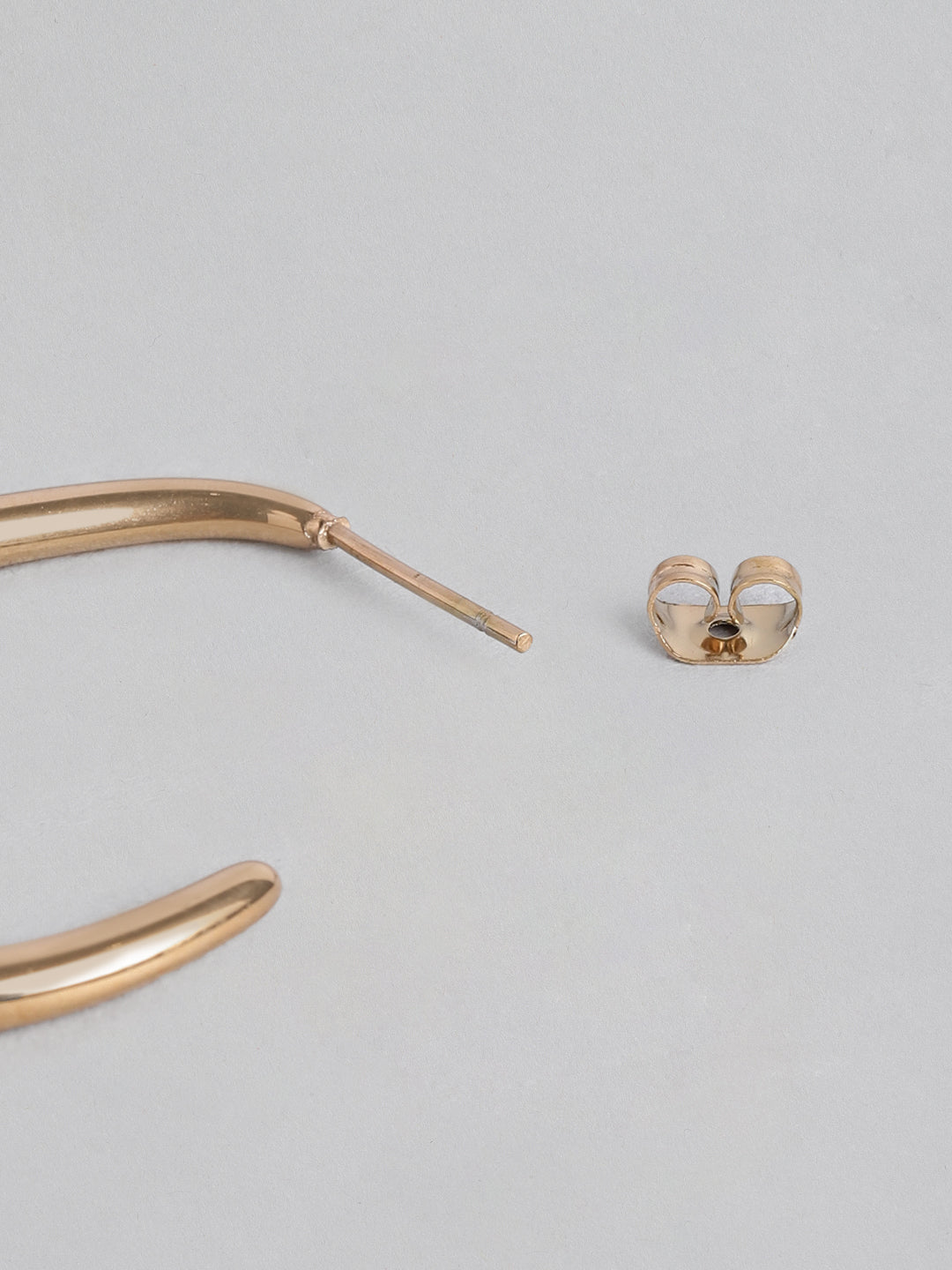 Blueberry Gold plated hoop earring