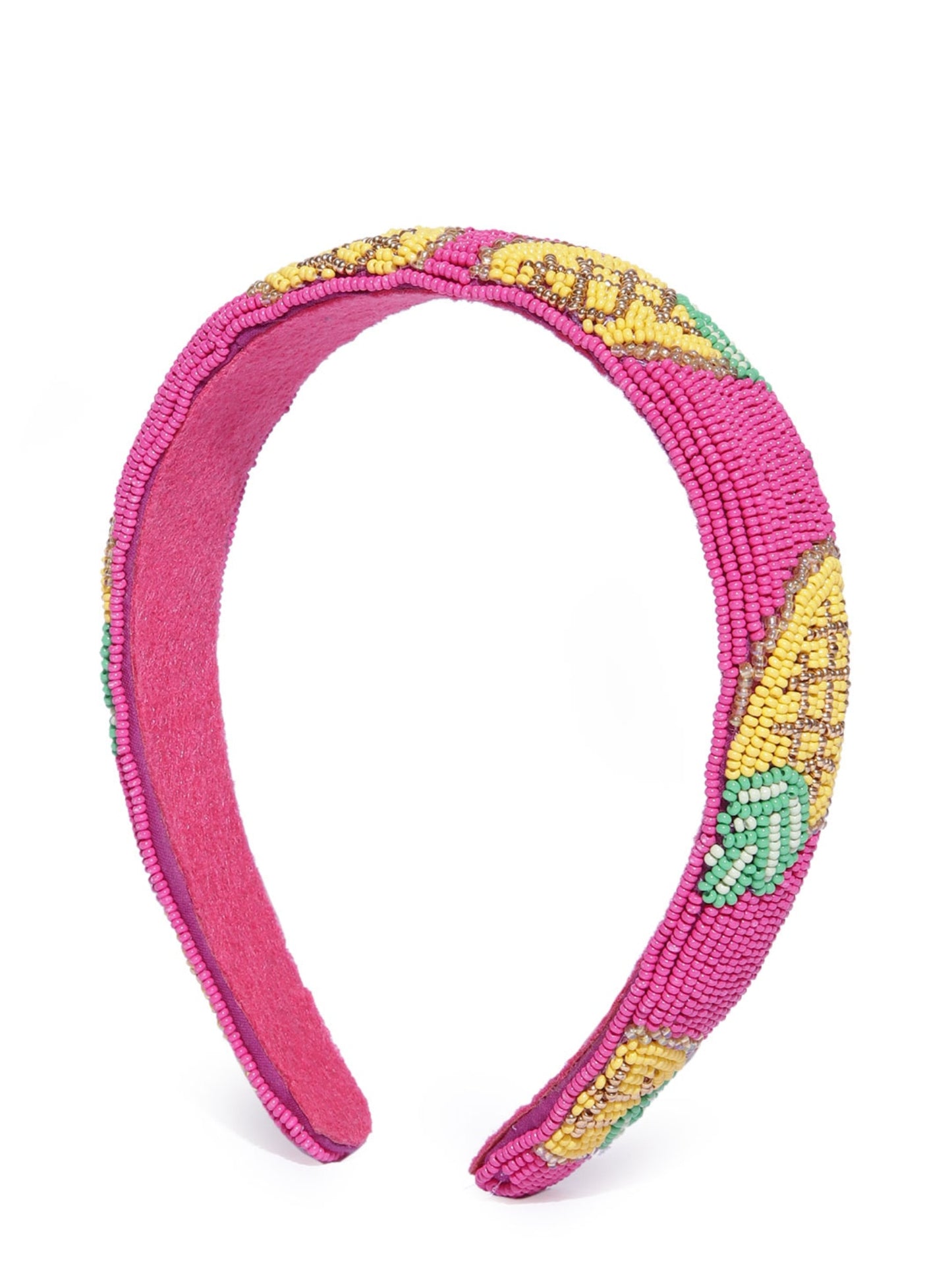 Blueberry Multi color bead embellished hairband