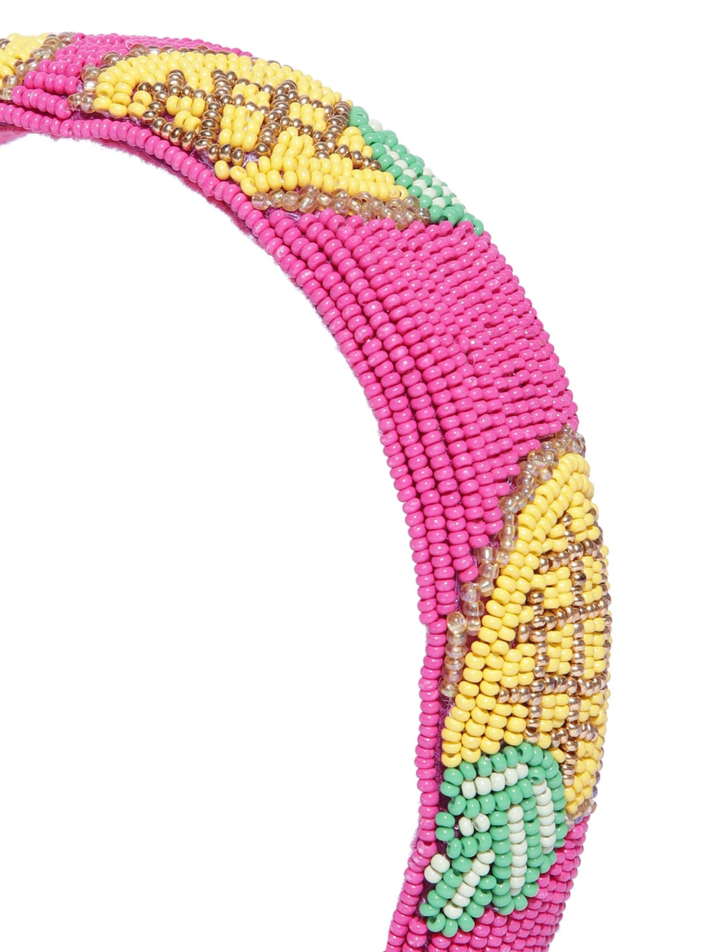 Blueberry Multi color bead embellished hairband