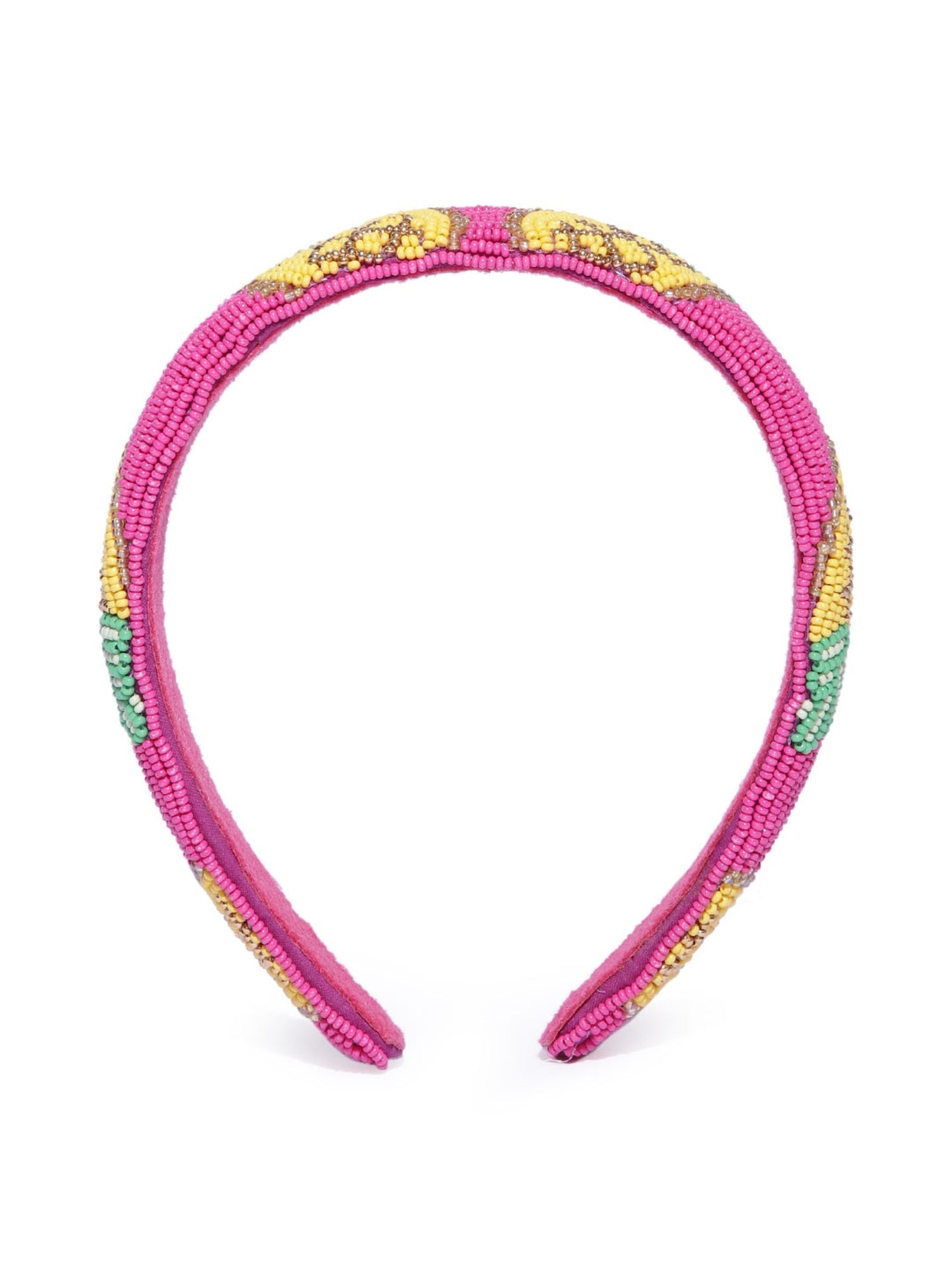 Blueberry Multi color bead embellished hairband