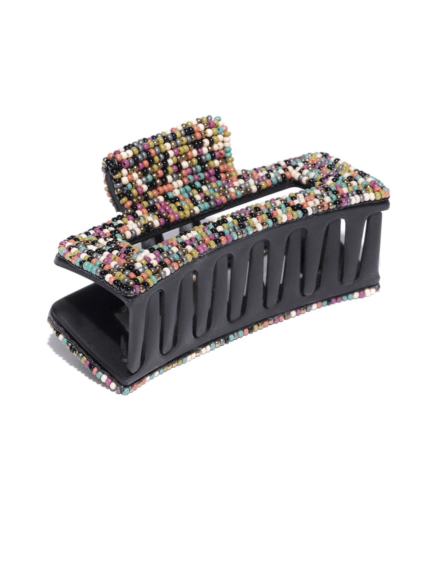 Blueberry Multi bead embellished hair clutches