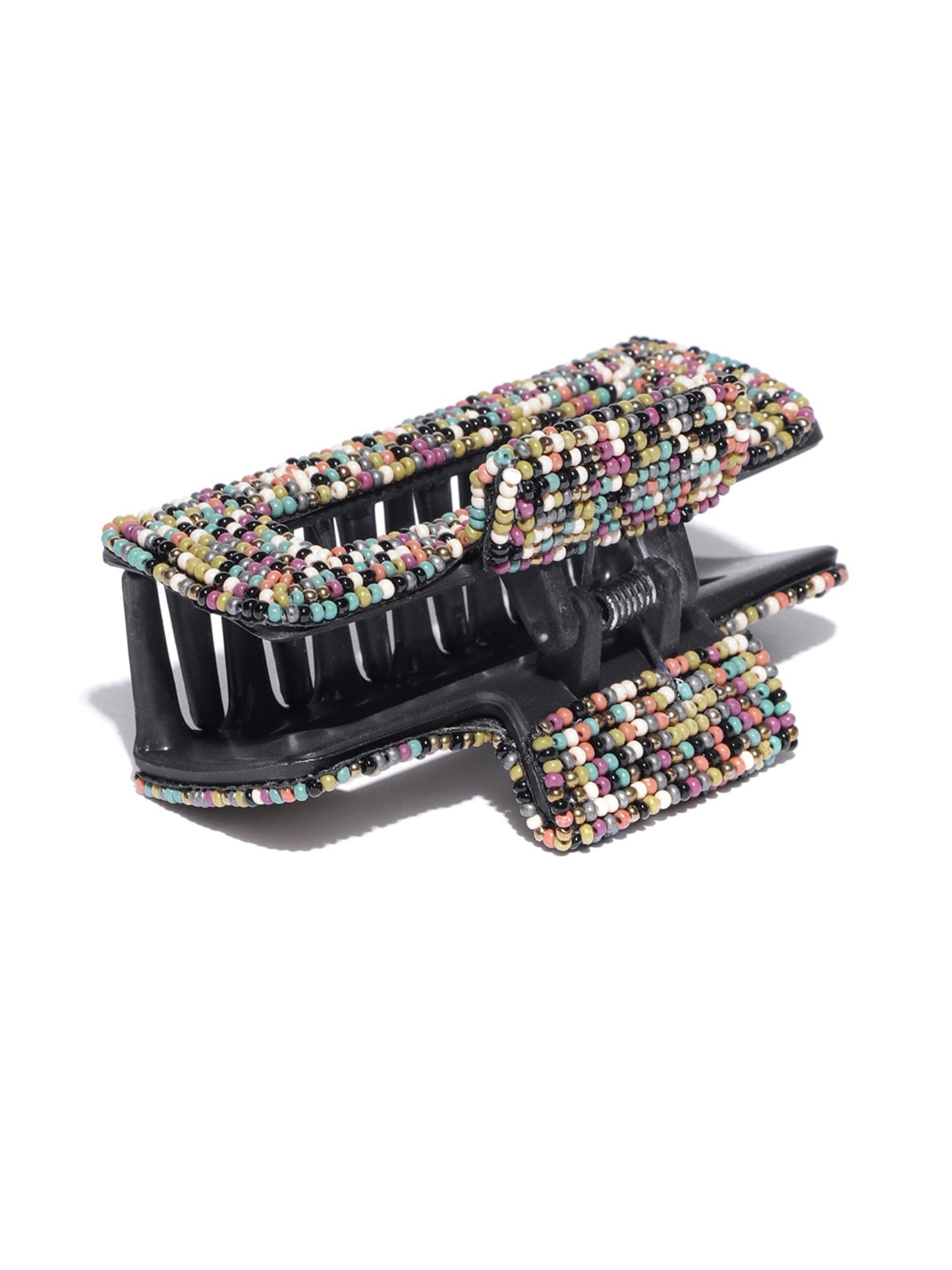 Blueberry Multi bead embellished hair clutches
