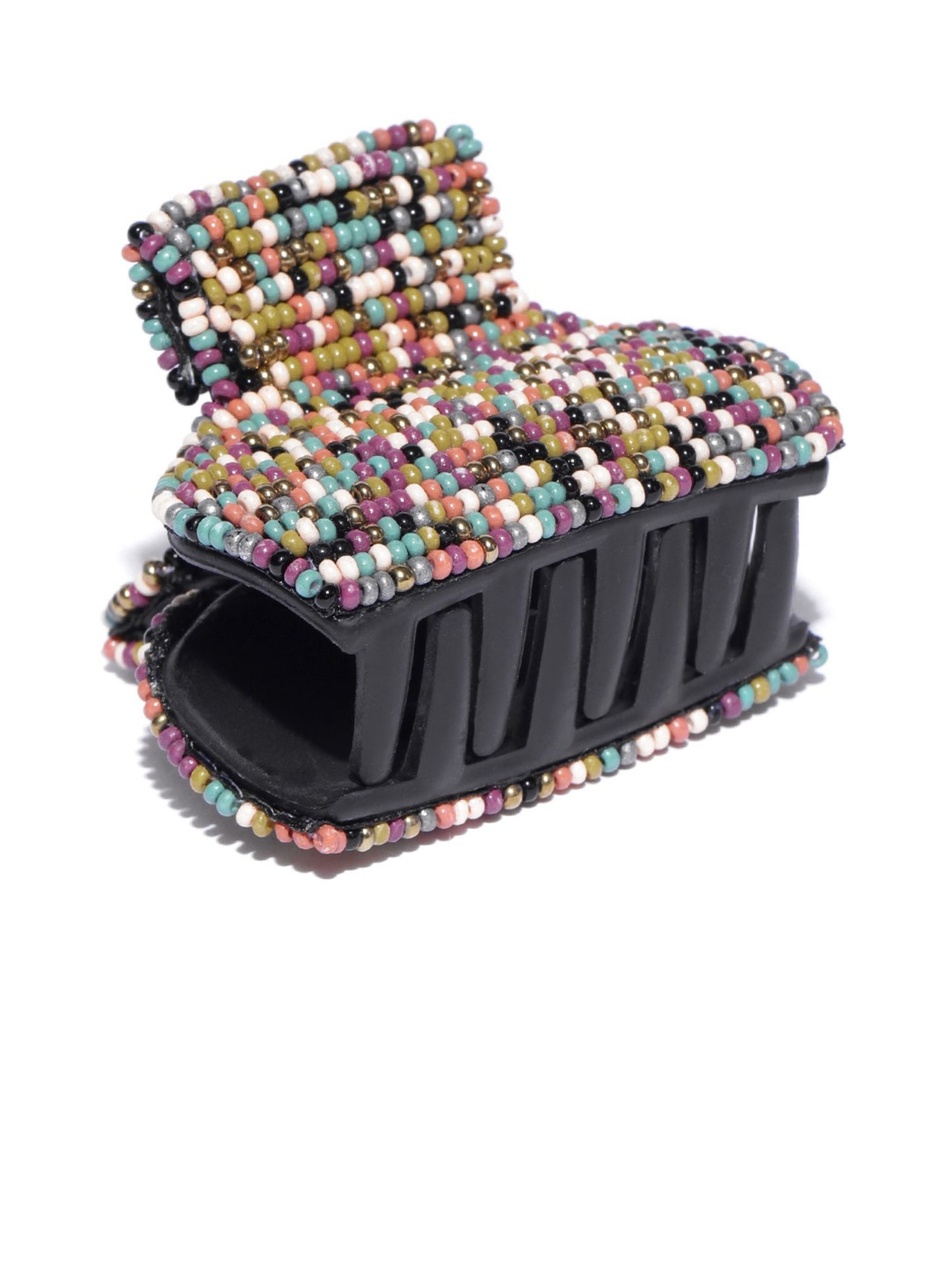 Blueberry Multi bead embellished hair clutches
