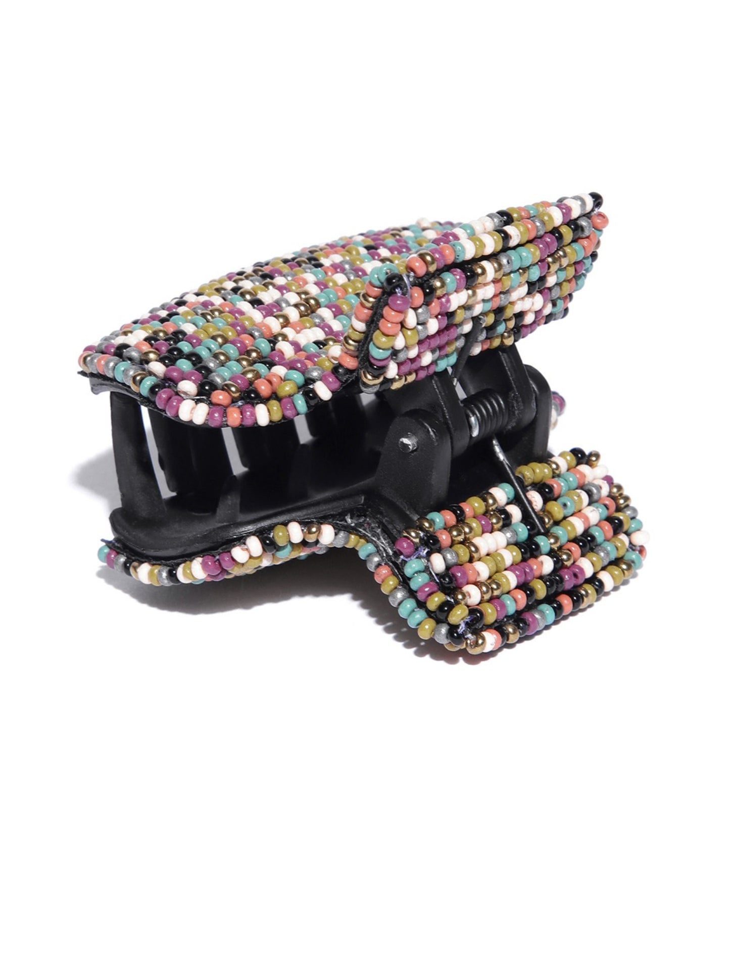 Blueberry Multi bead embellished hair clutches