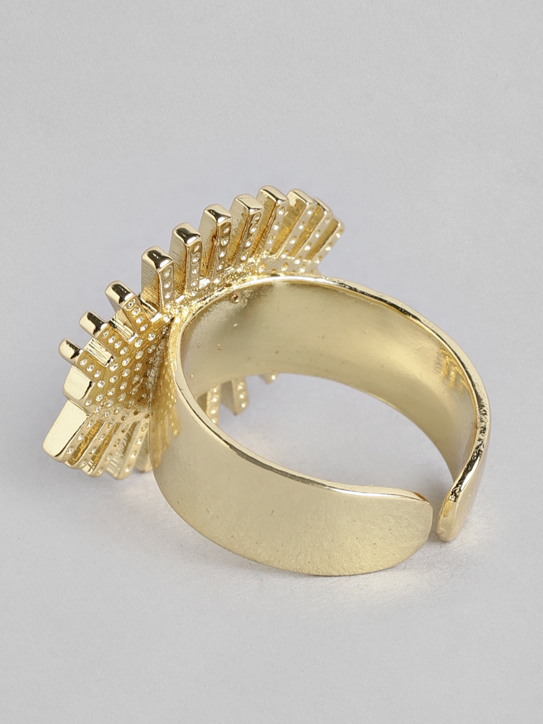 Blueberry Gold plated Evil Eye ring