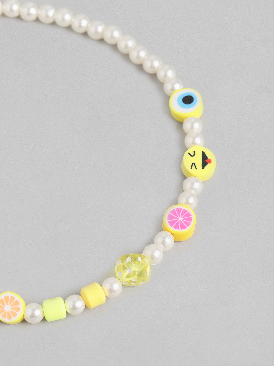 Blueberry KIDS pearl and beaded necklace and bracelet combo