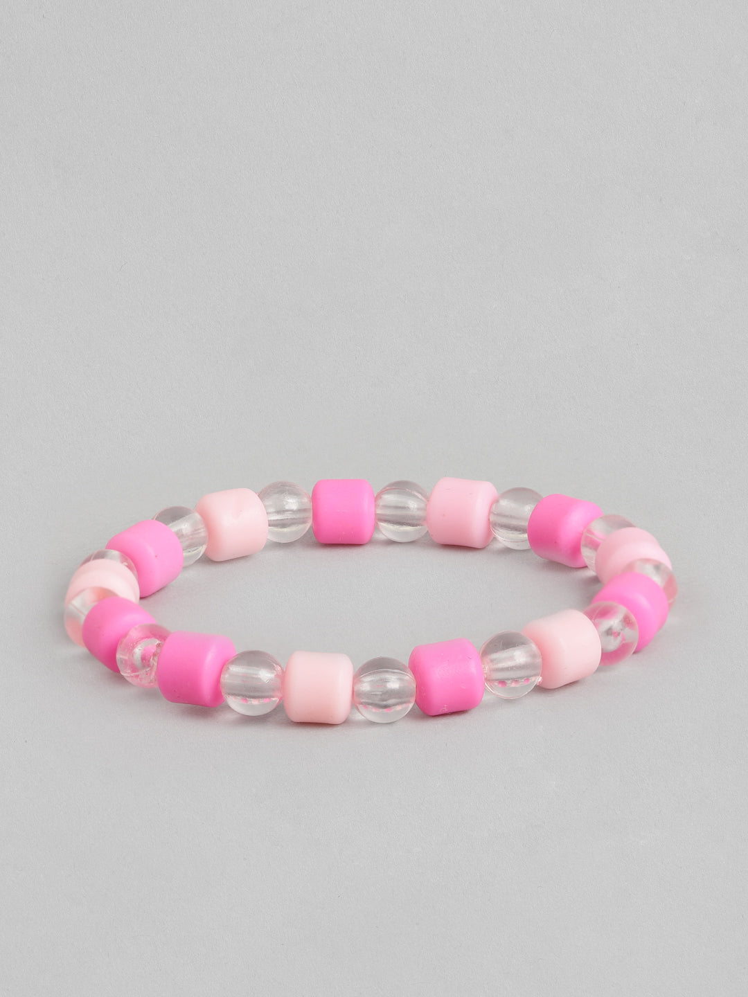 Blueberry KIDS Pink and peach beaded combo of necklace and bracelet