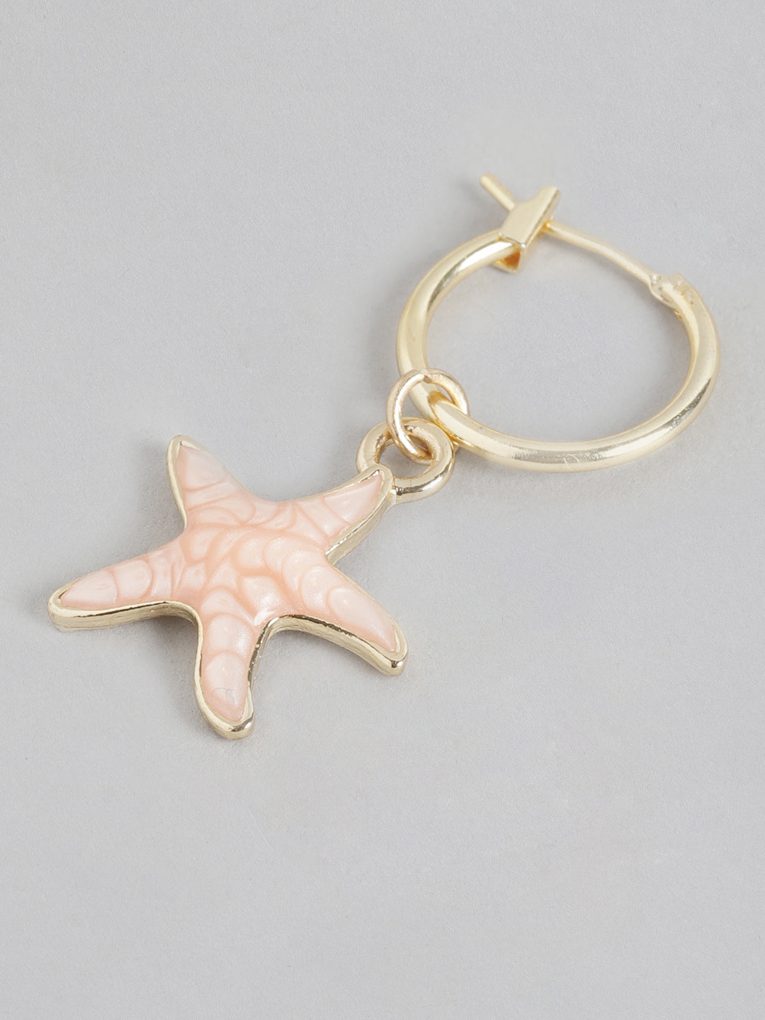 Blueberry KIDS combo gold plated diamond and star fish earring