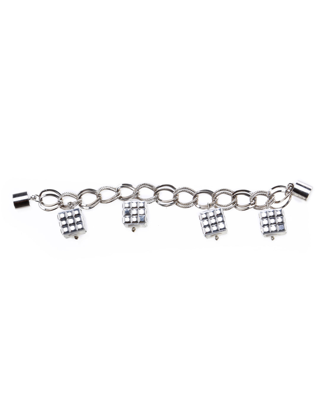 Blueberry silver toned bracelet-onesize-silver