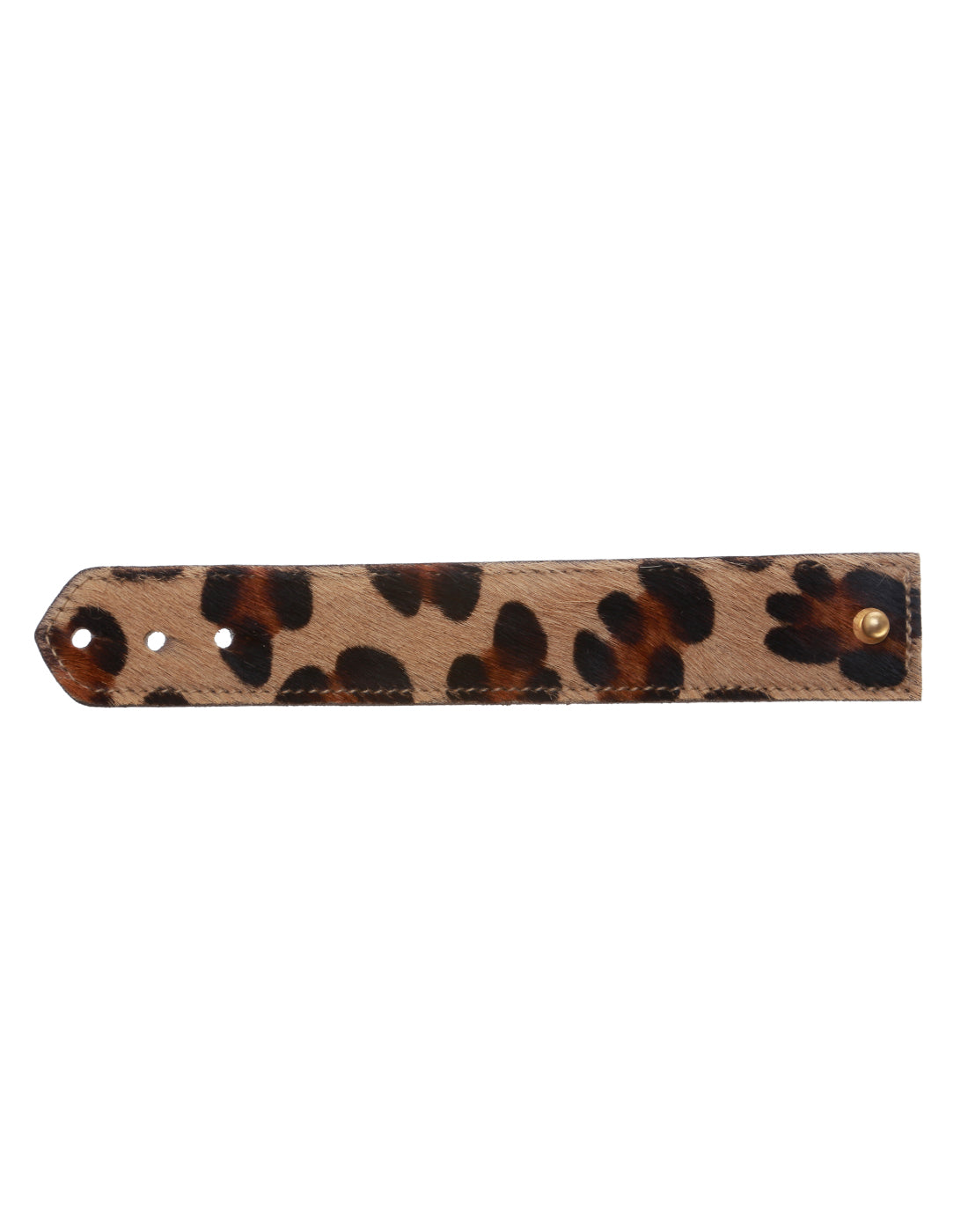 Blueberry beige & brown leather bracelet-onesize-beige