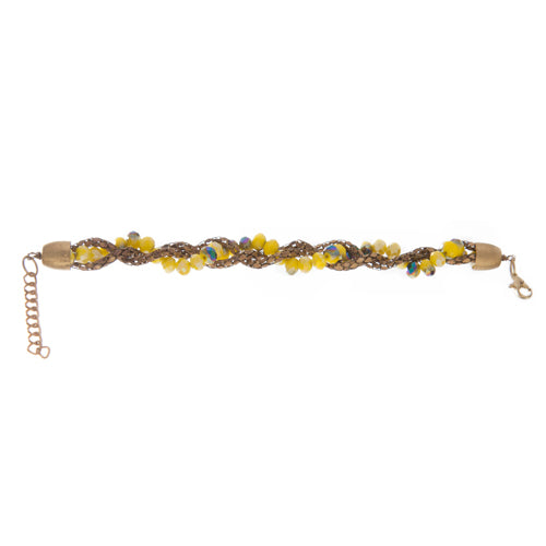 Blueberry multi colour beaded detailing bracelets