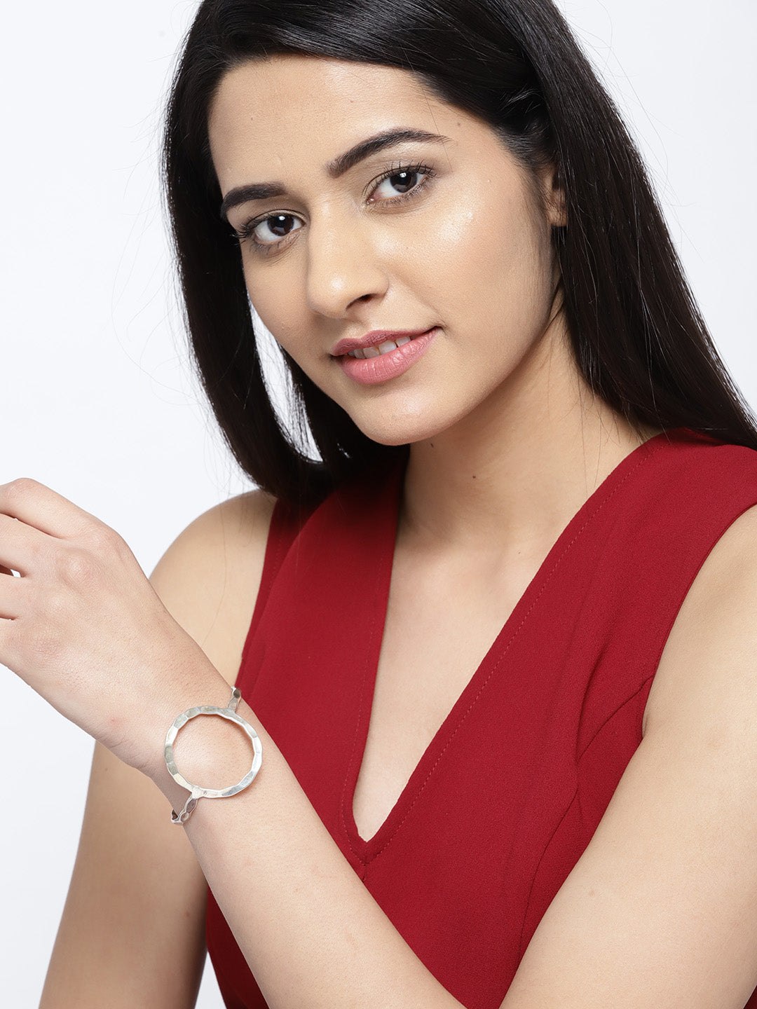 Blueberry silver plated hand cuff bracelets
