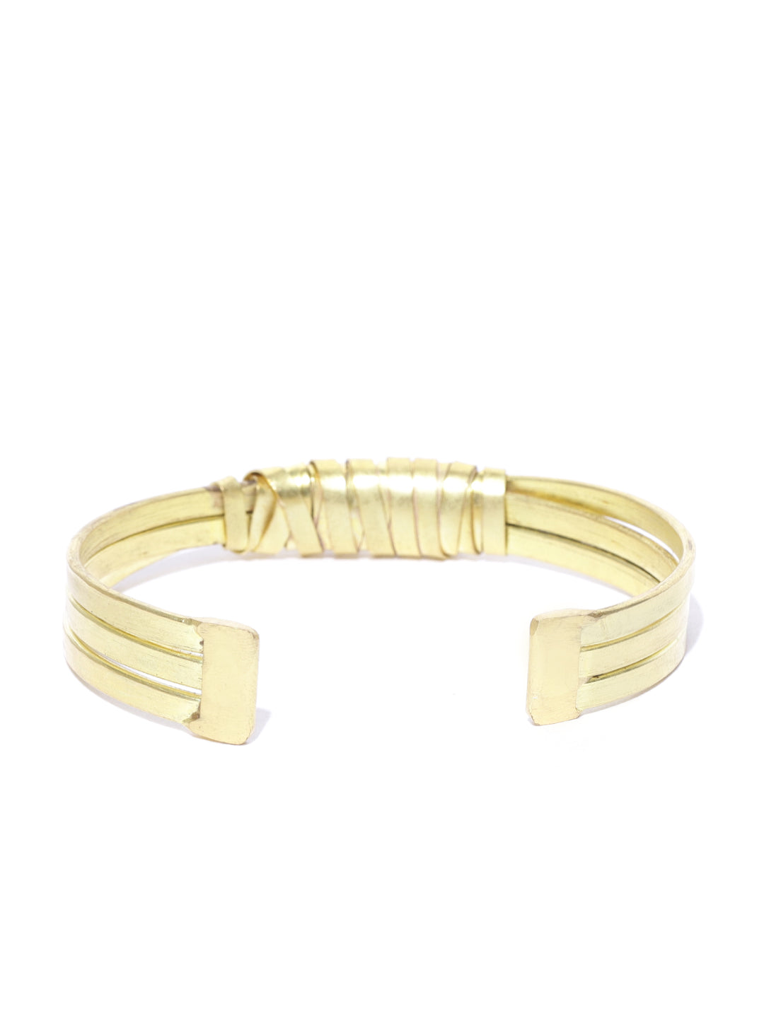 Blueberry gold plated cuff bracelet