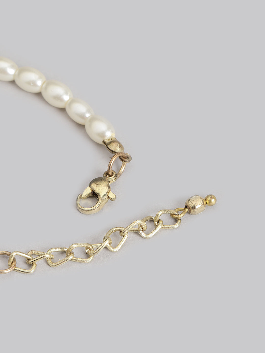 Blueberry Evil Eye shell pearl detailing bracelet