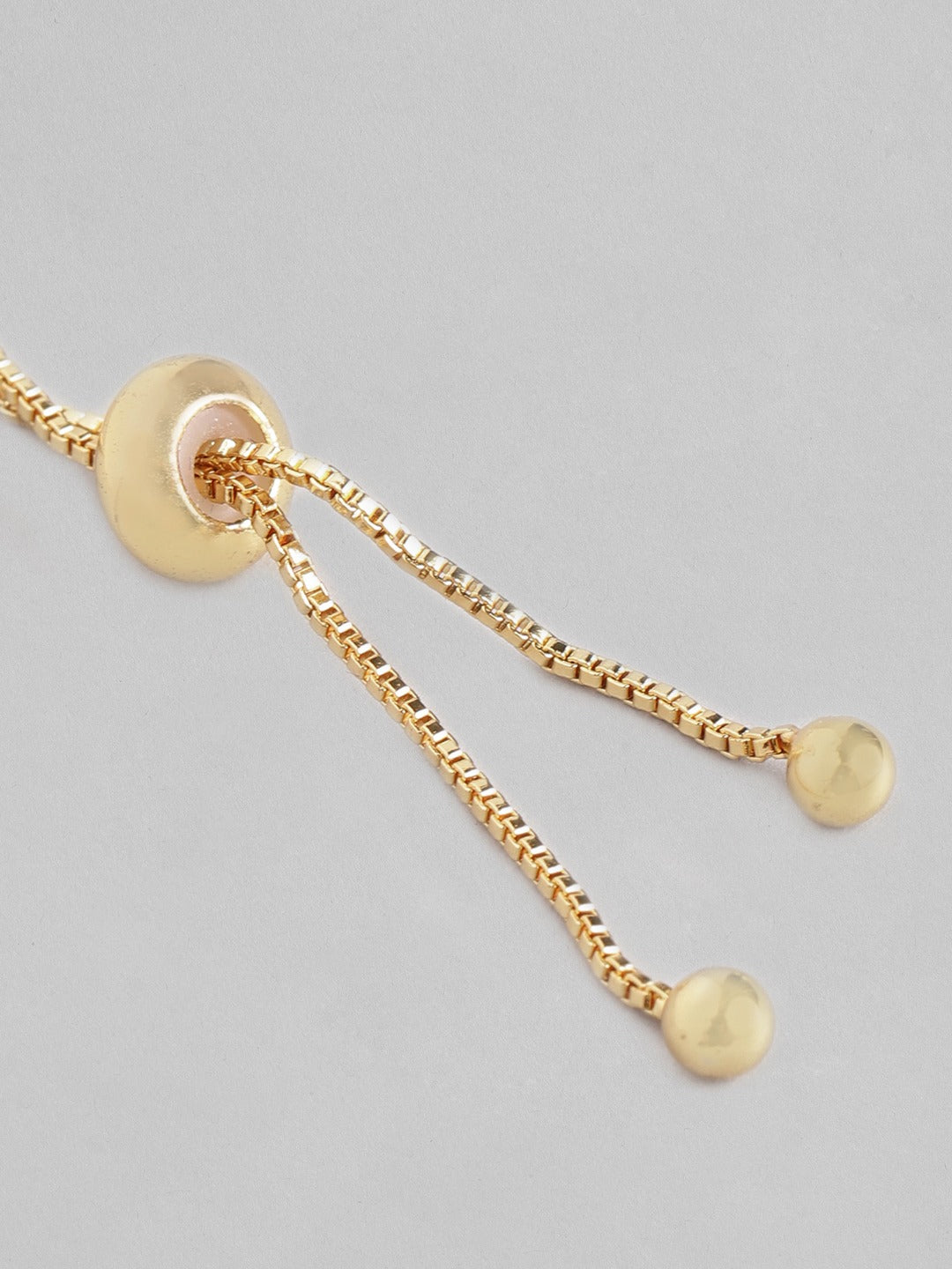 Blueberry gold plated Evil eye chain bracelet