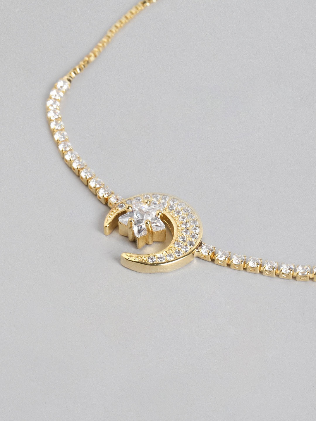 Blueberry gold Shawwal Moon chain bracelet