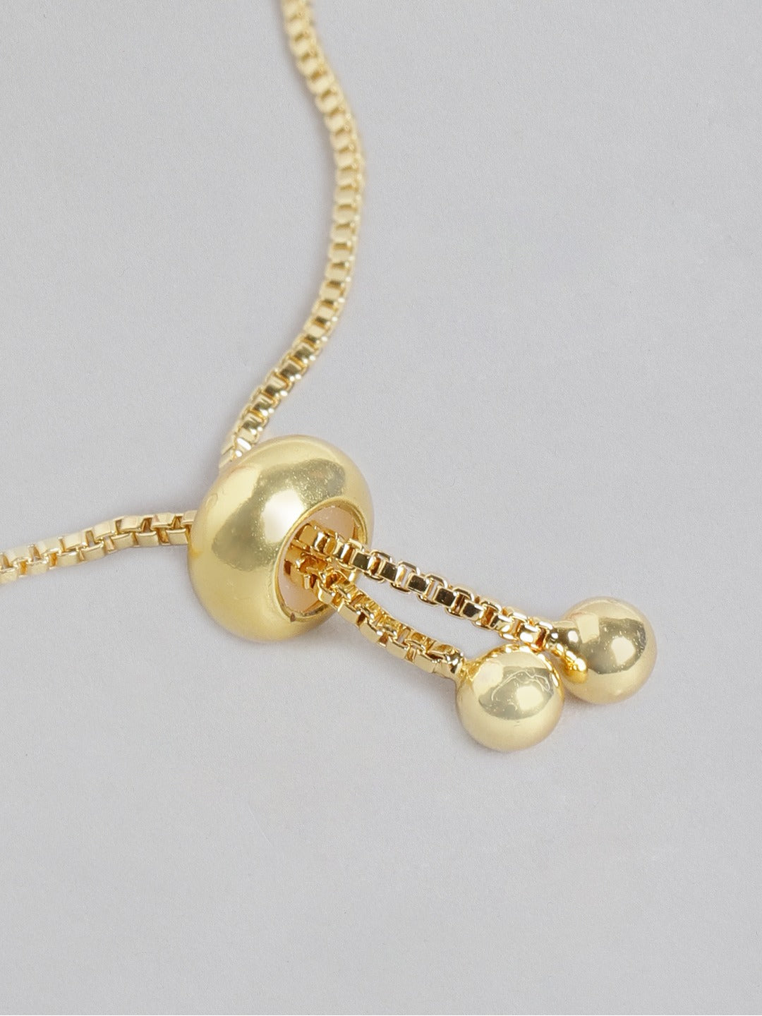 Blueberry gold plated Evil eye chain bracelet