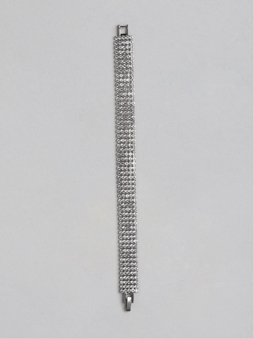 Blueberry metallic stone emebllished bracelet