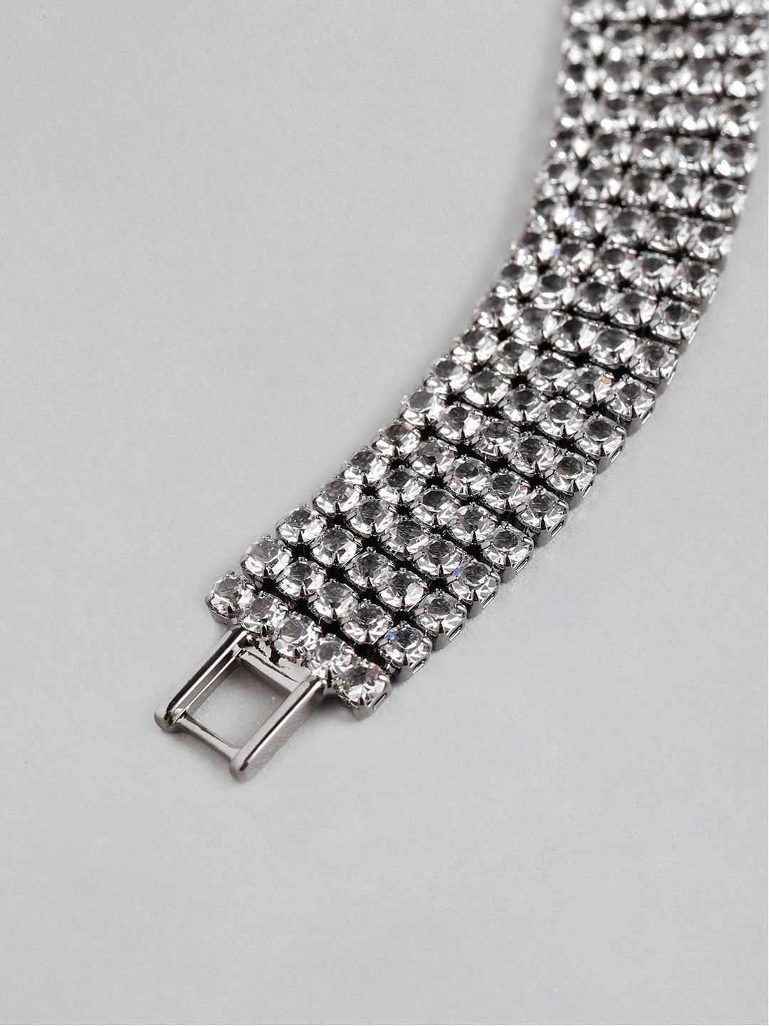 Blueberry metallic stone emebllished bracelet