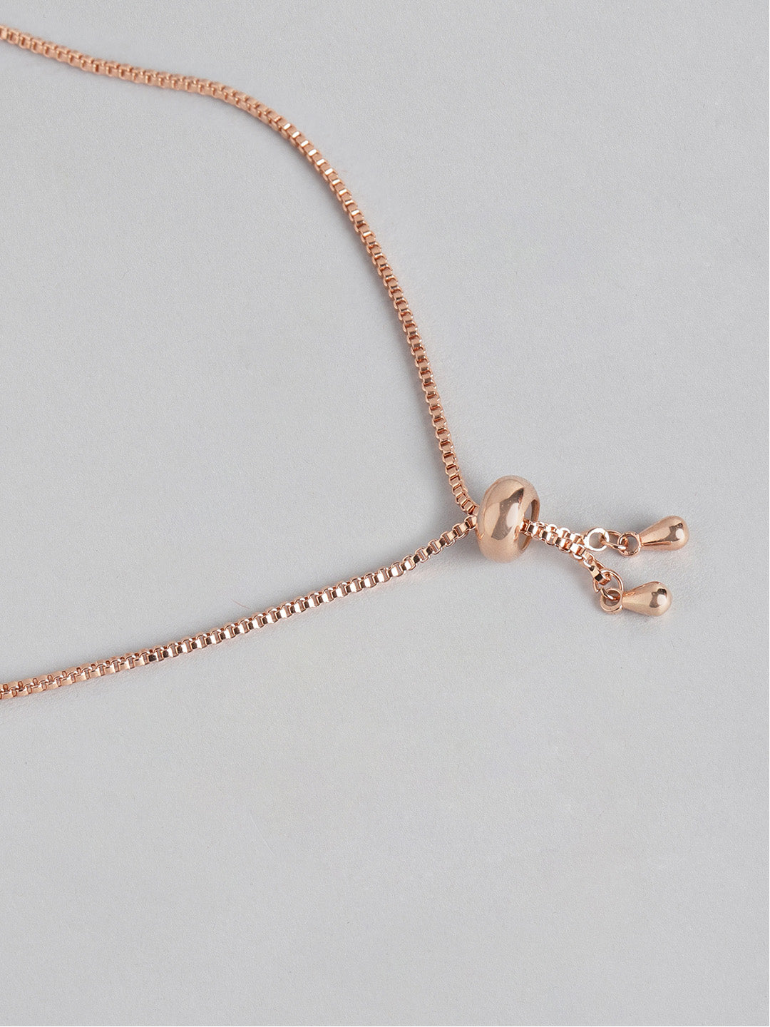 Blueberry Rose Gold crystal stone embellished bracelet