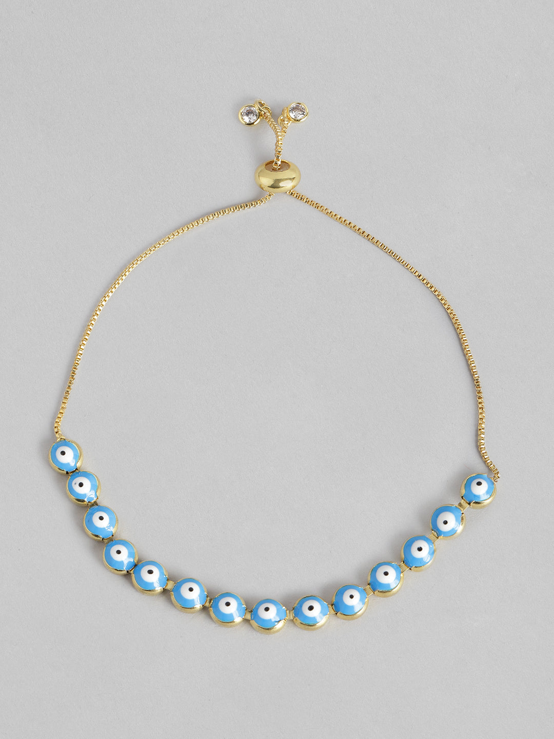 Blueberry Evil eye trinklet bracelet
