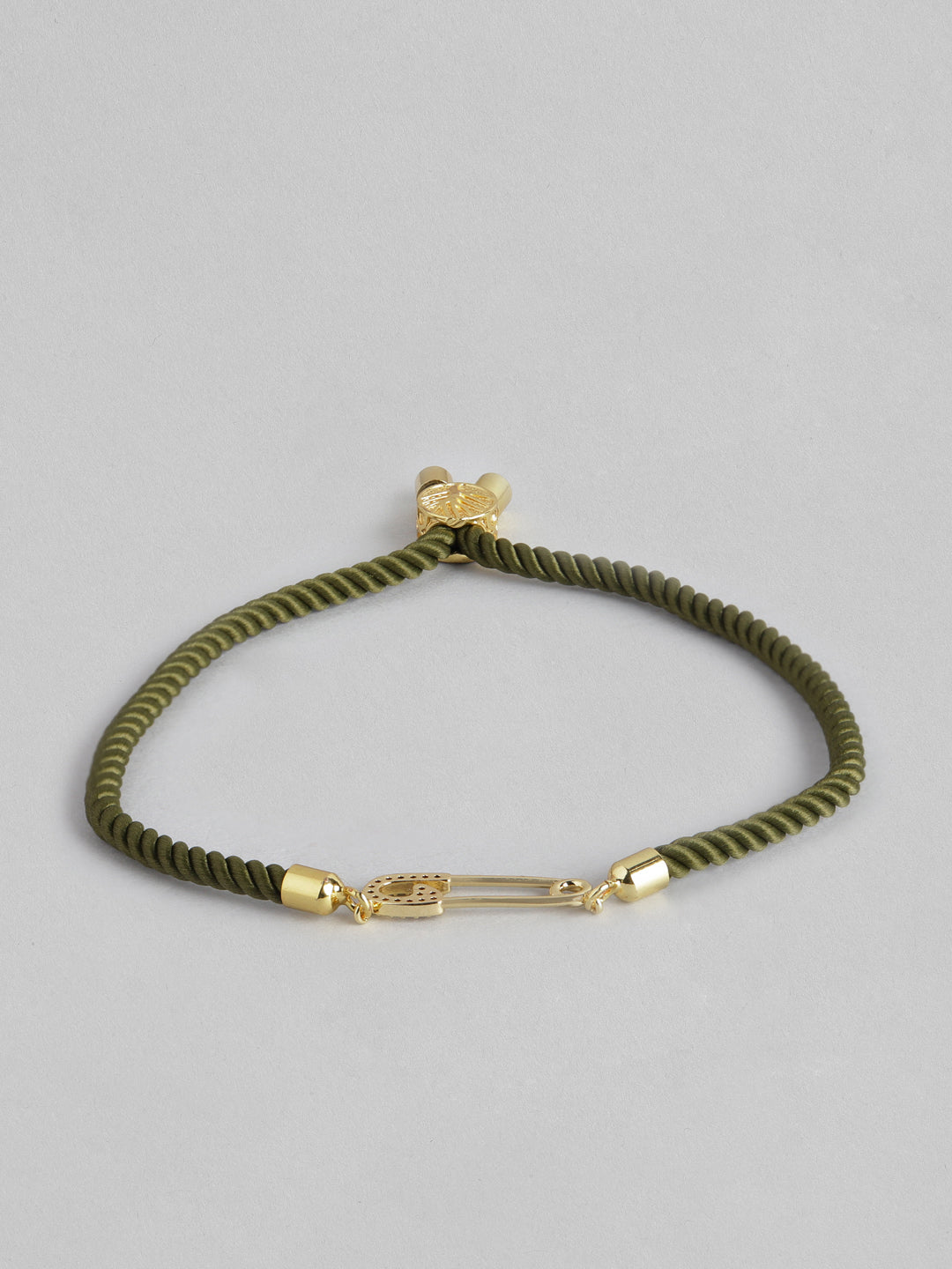 Blueberry black bent metal pin bracelet
