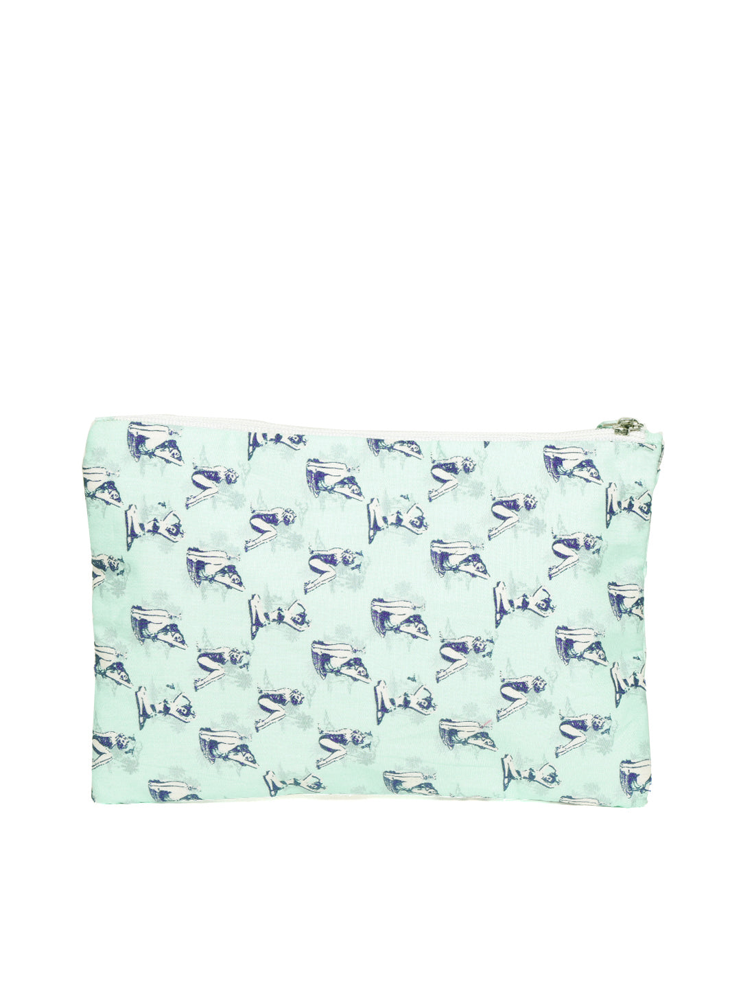 Blueberry multi color printed pouch