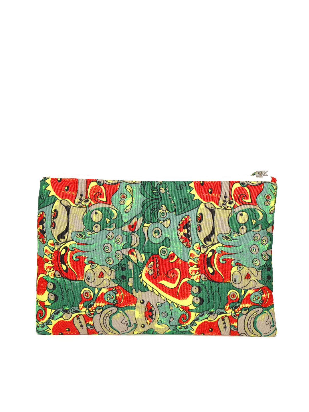 Blueberry multi color printed pouch