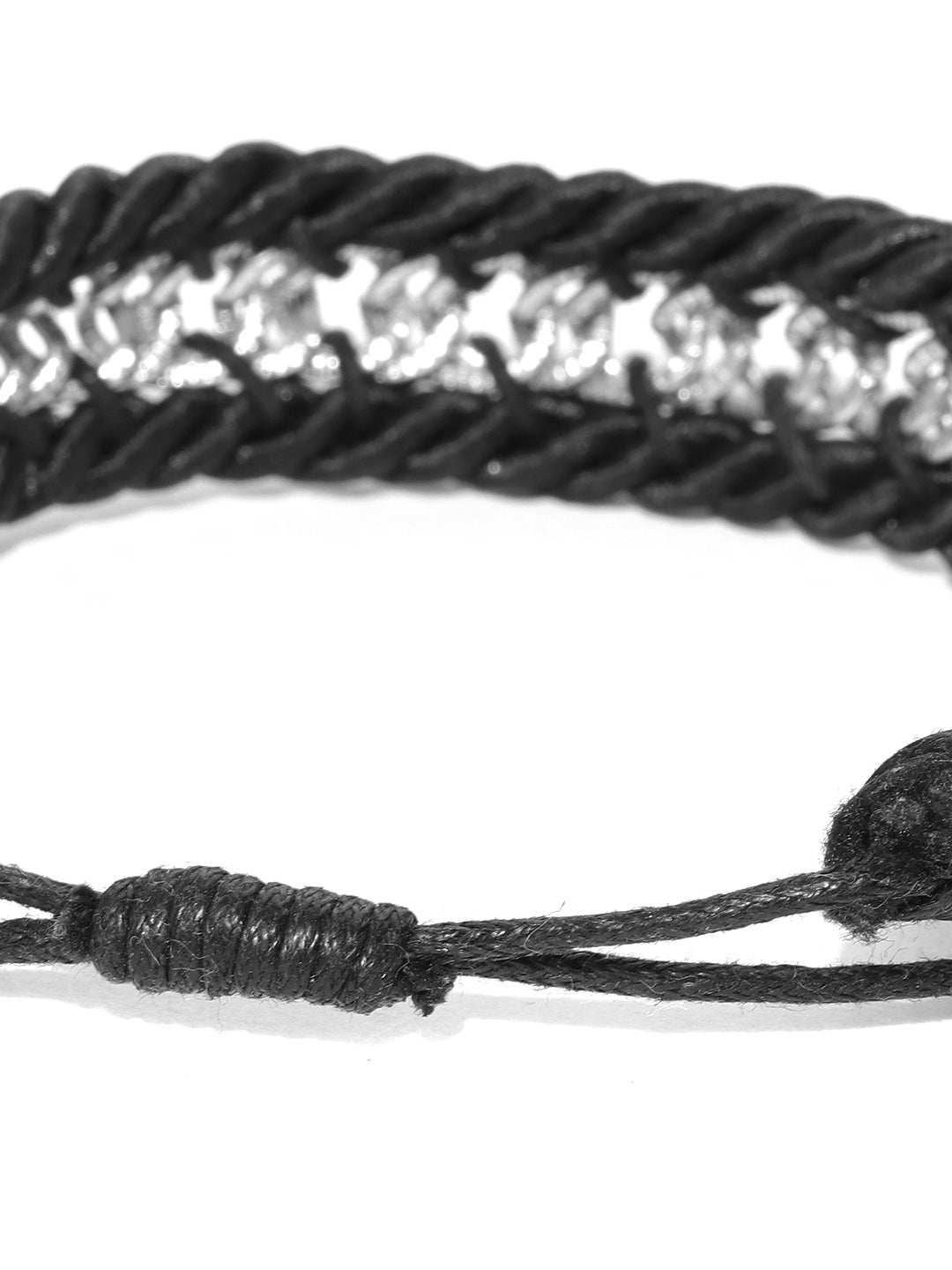 Lazy panda set of 2 necklace and black bracelet