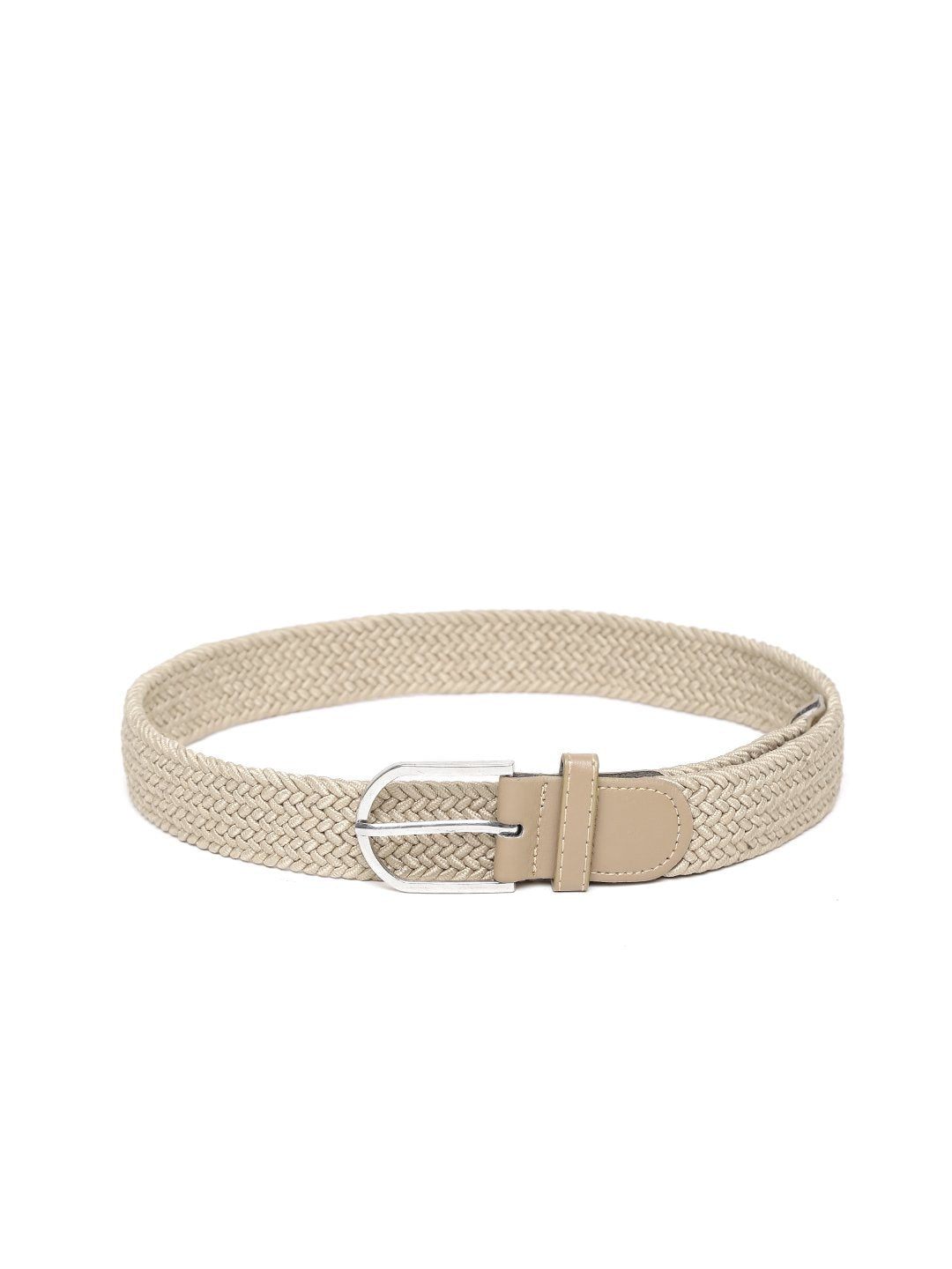 Lazy panda unisex beige webbed belt
