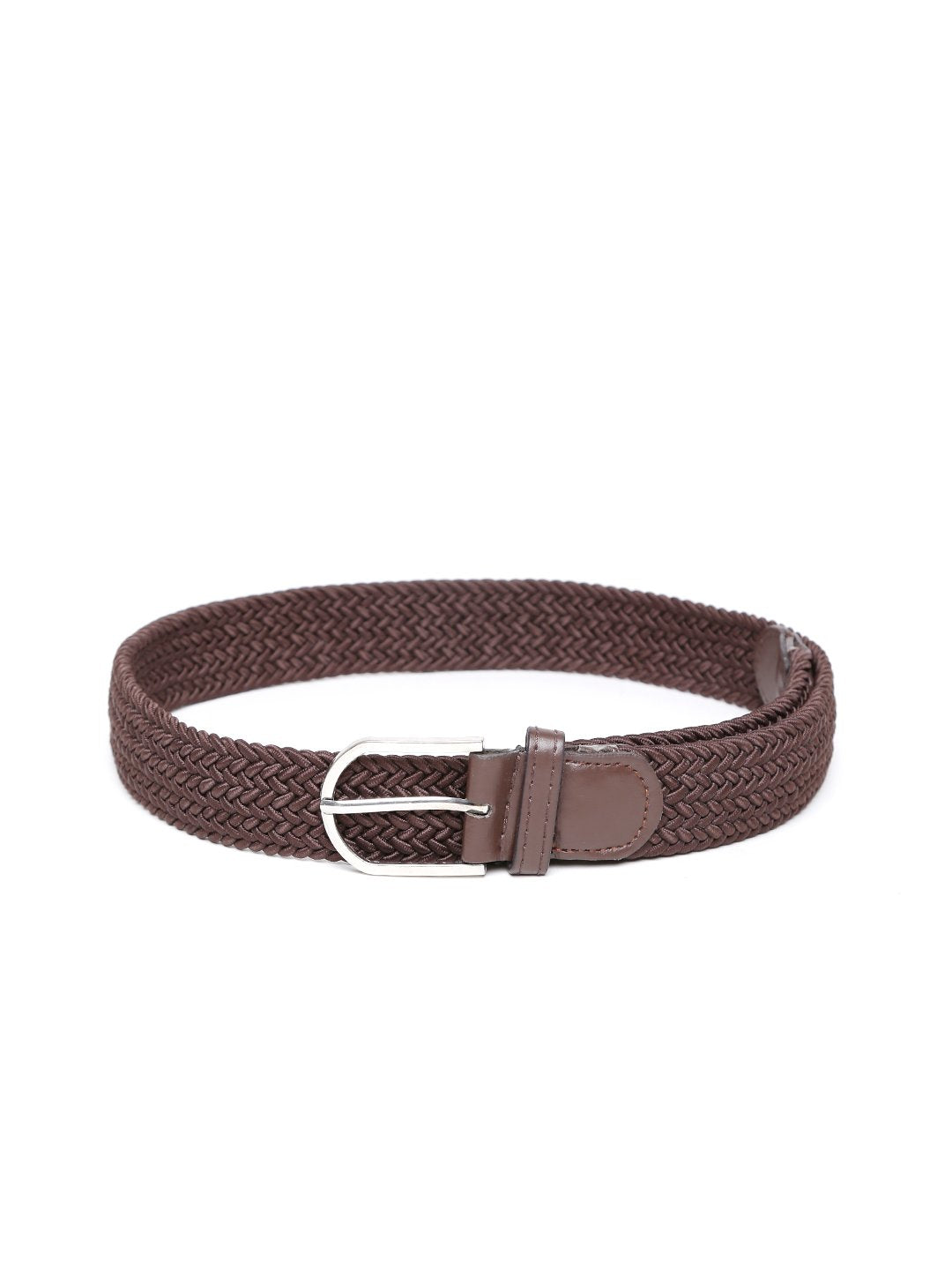 Lazy panda men brown webbed belt