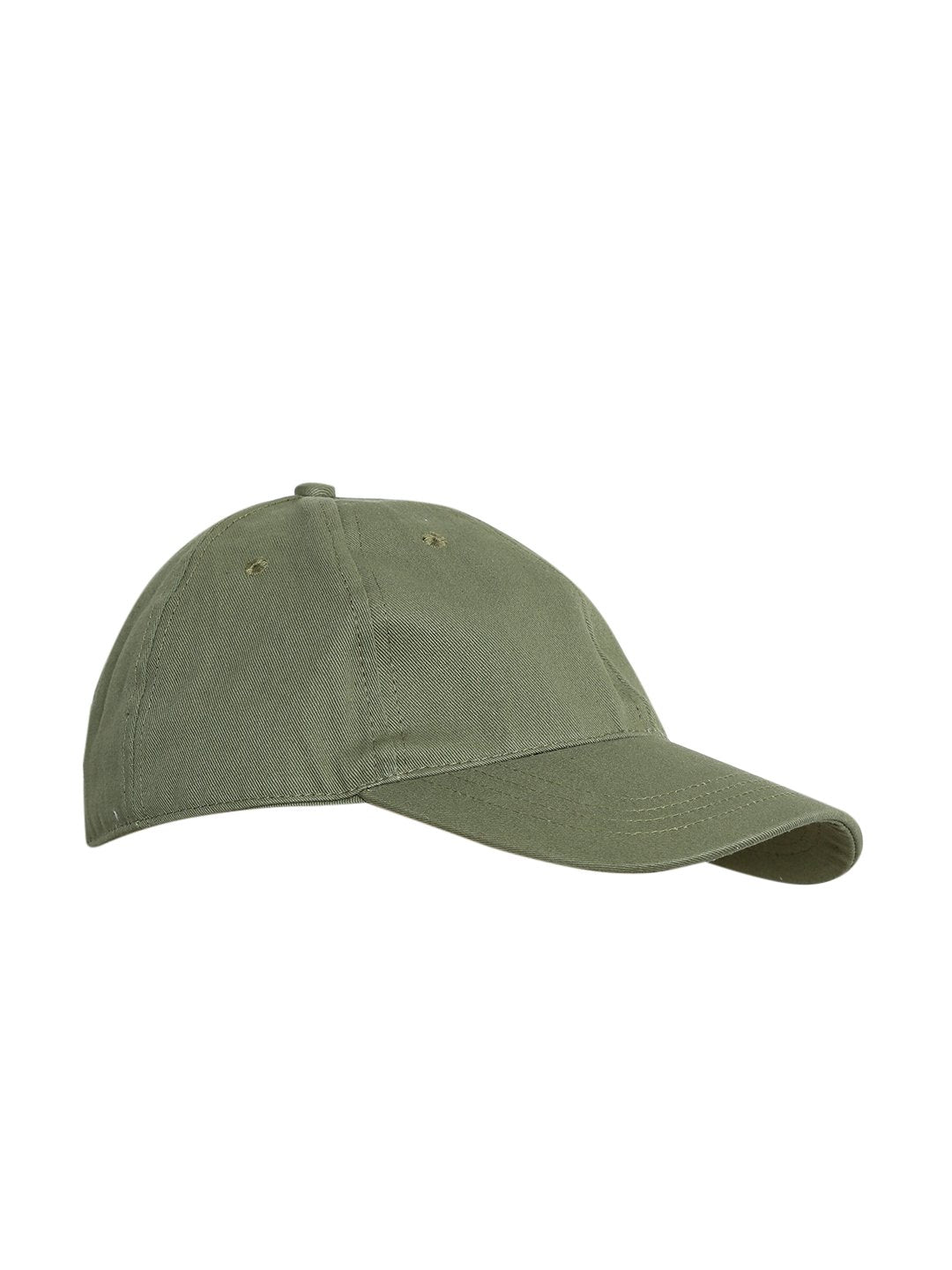 Lazy panda men olive green soft curved peak cap