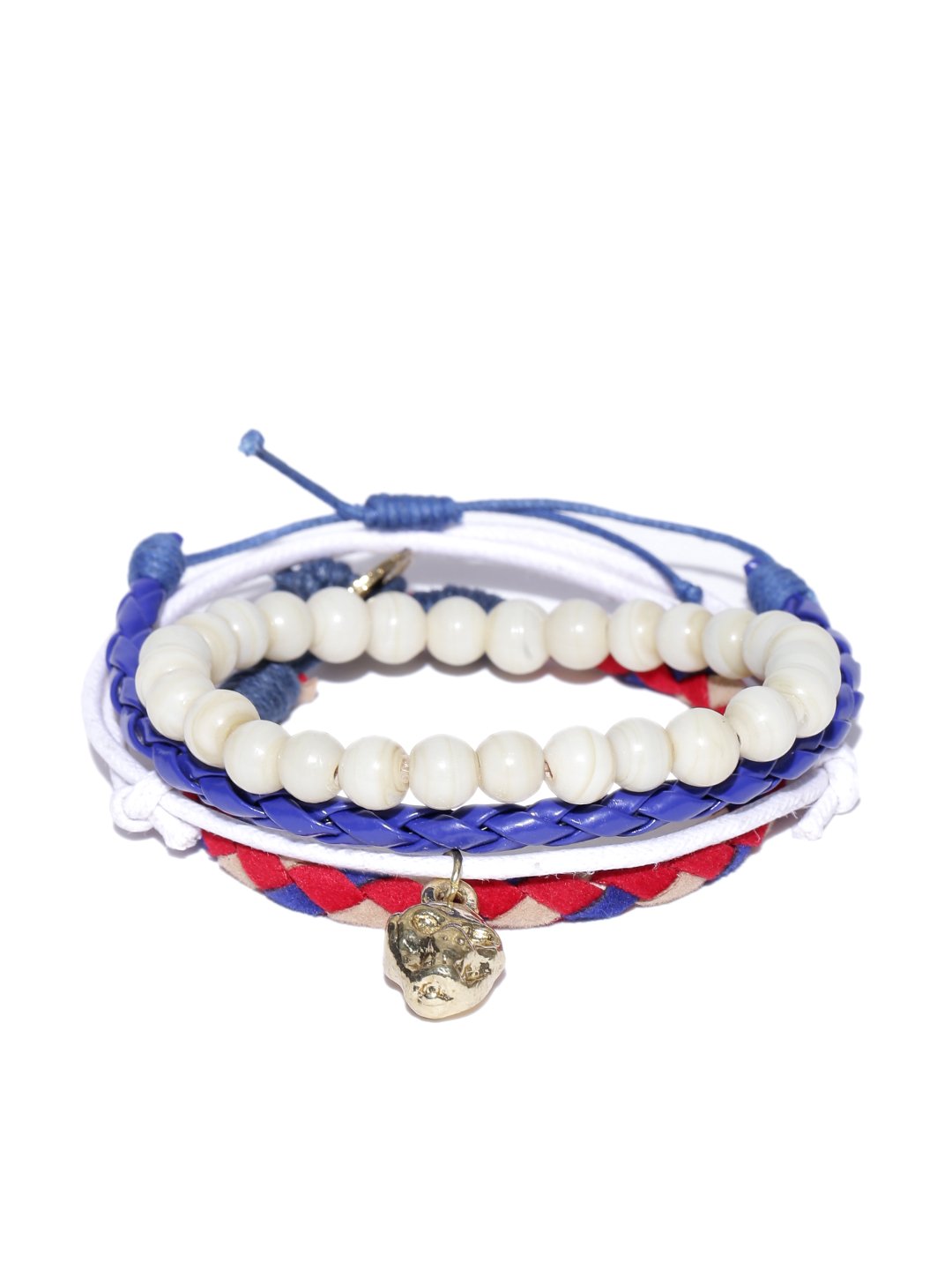 Lazy panda men set of 4 bracelets-onesize-multi