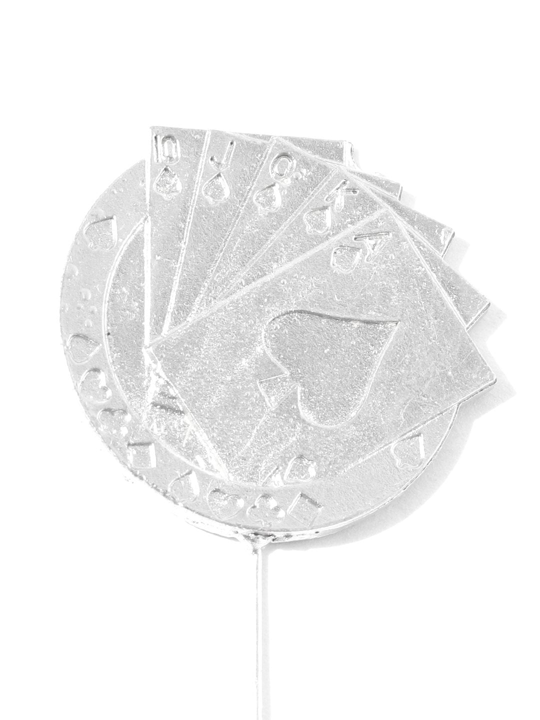 Lazy Panda silver color metal deatiling lapel pin