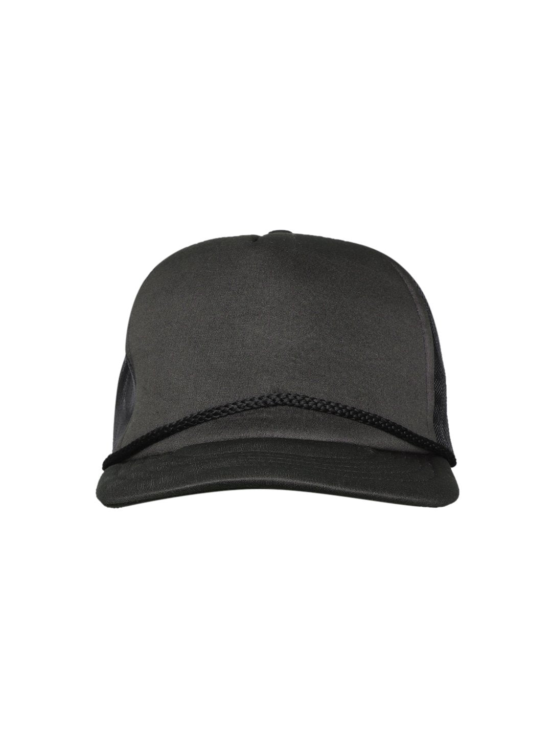 Lazy panda black half net baseball cap
