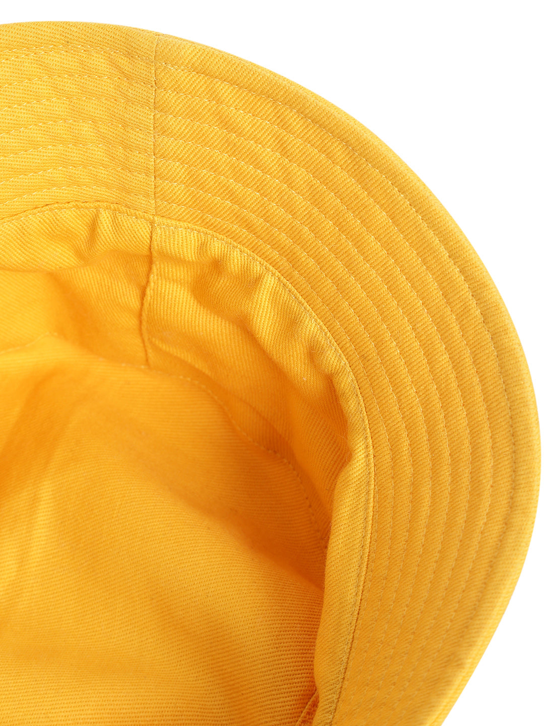 Blueberry yellow flower Reversible Embroidered bucket hat