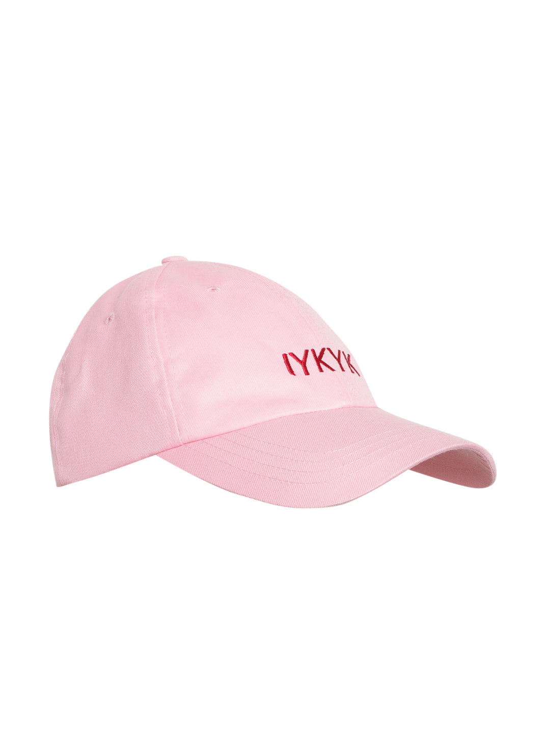 Blueberry pink IYKYK embroidered baseball cap