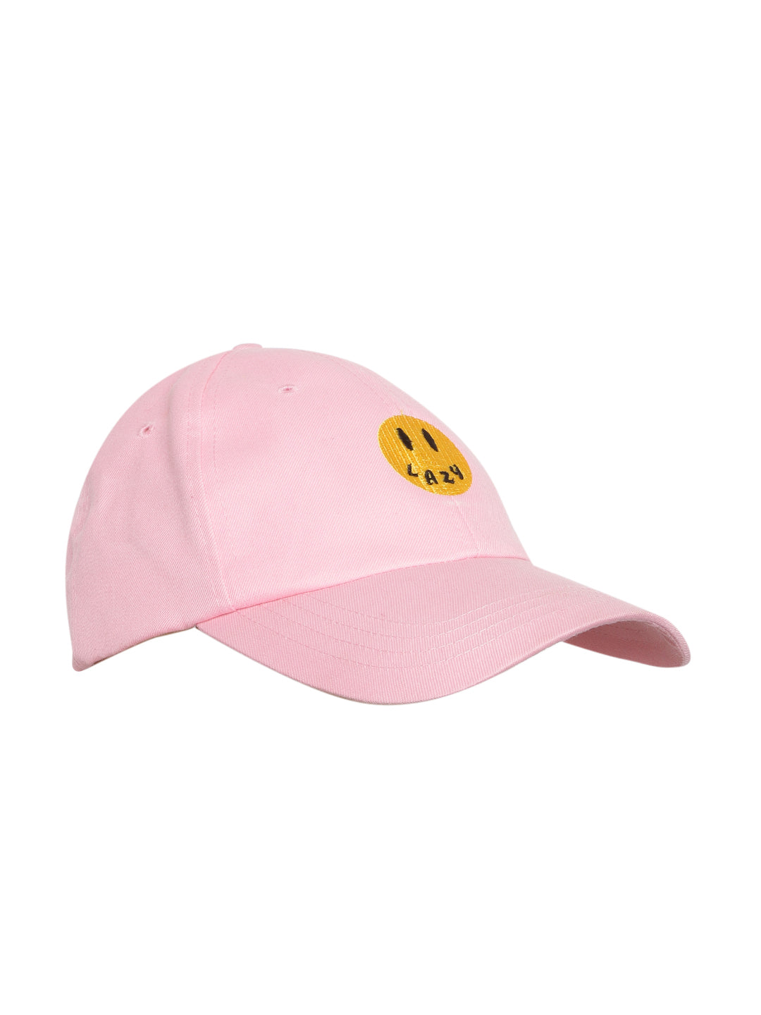 Blueberry pink smile embroidered baseball cap