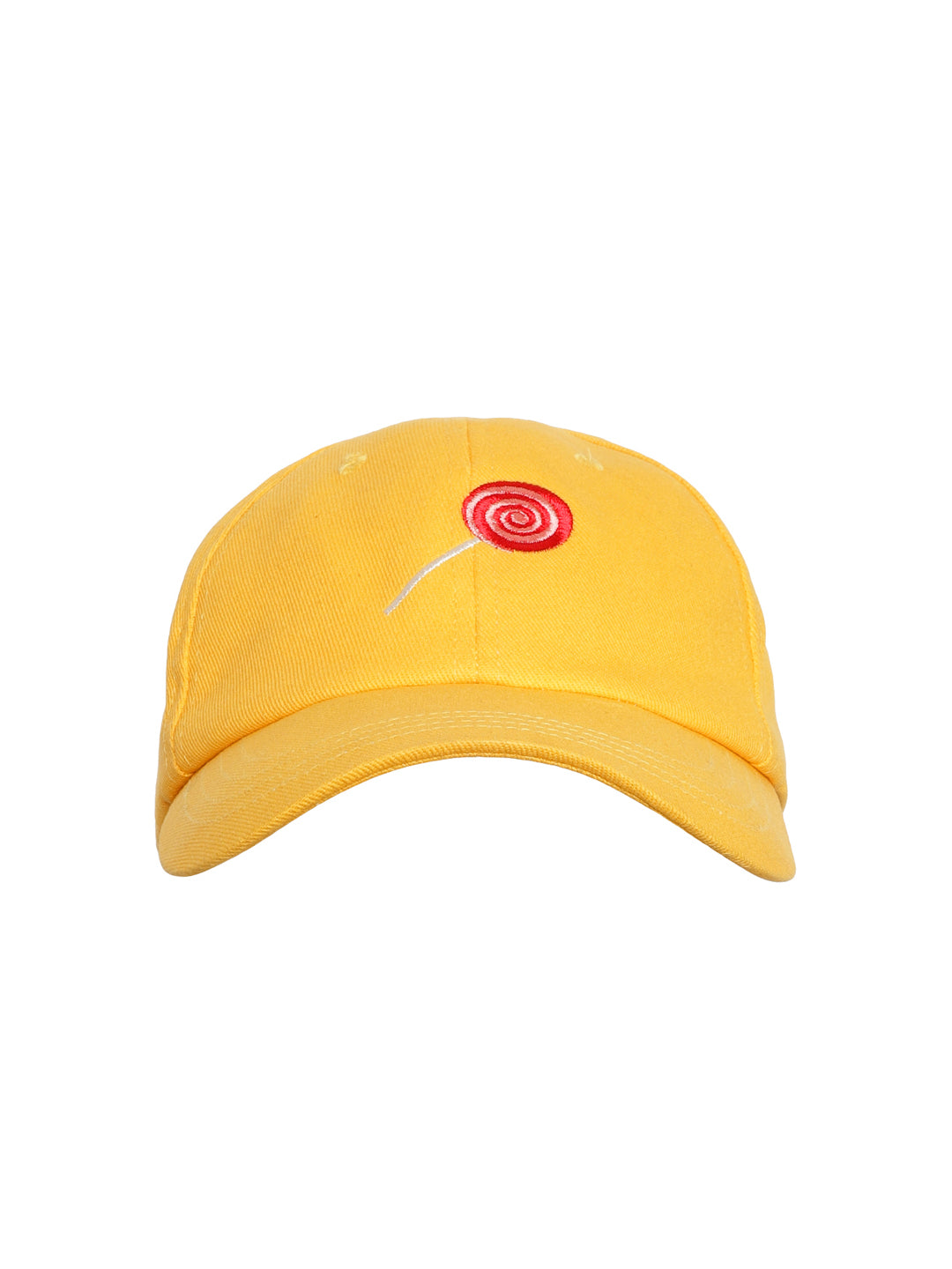 Blueberry Yellow lollipop embroidered baseball cap