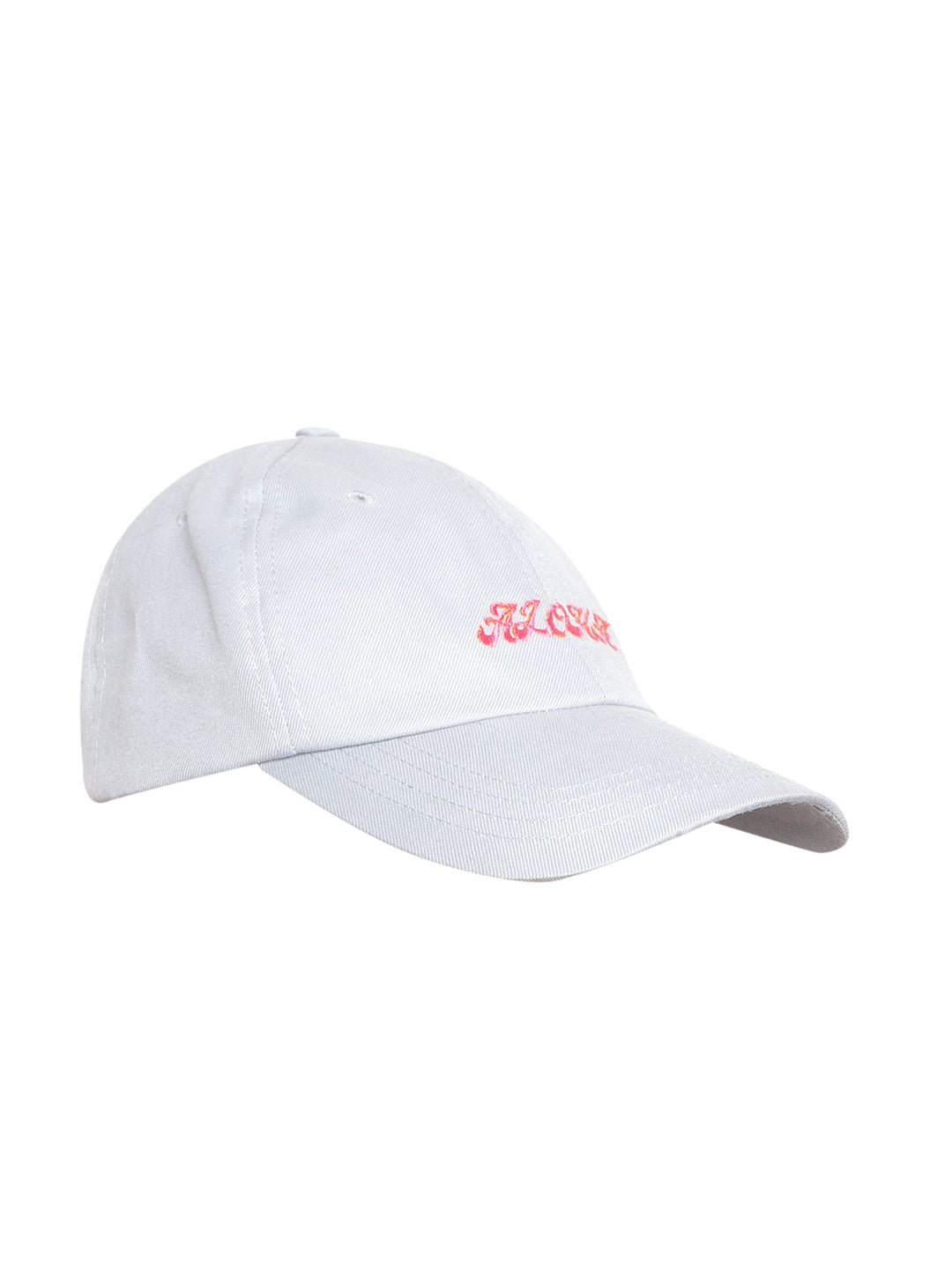 Blueberry grey ALOHA embroidered baseball cap