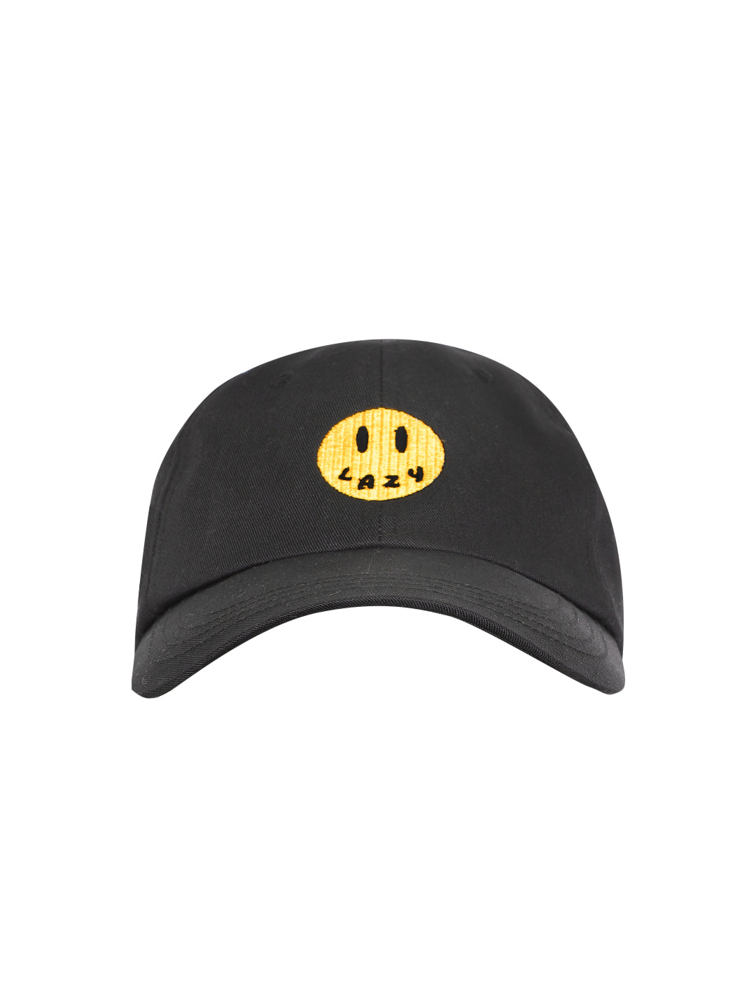Blueberry Black smile embroidered baseball cap