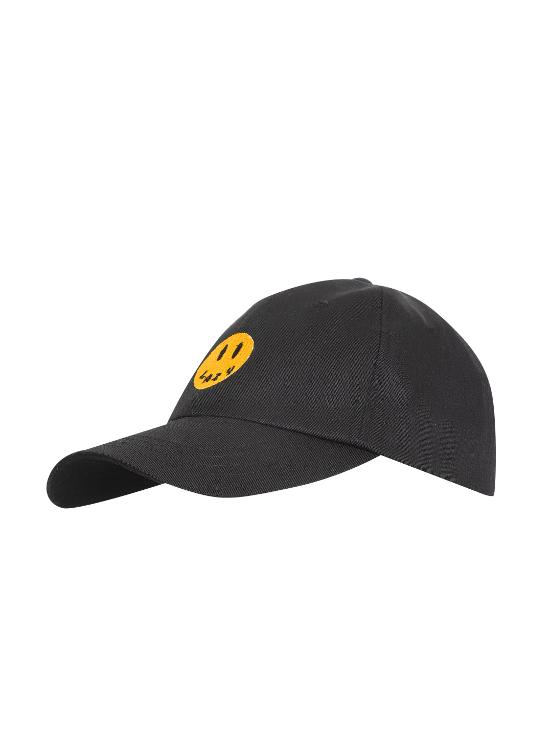Blueberry Black smile embroidered baseball cap