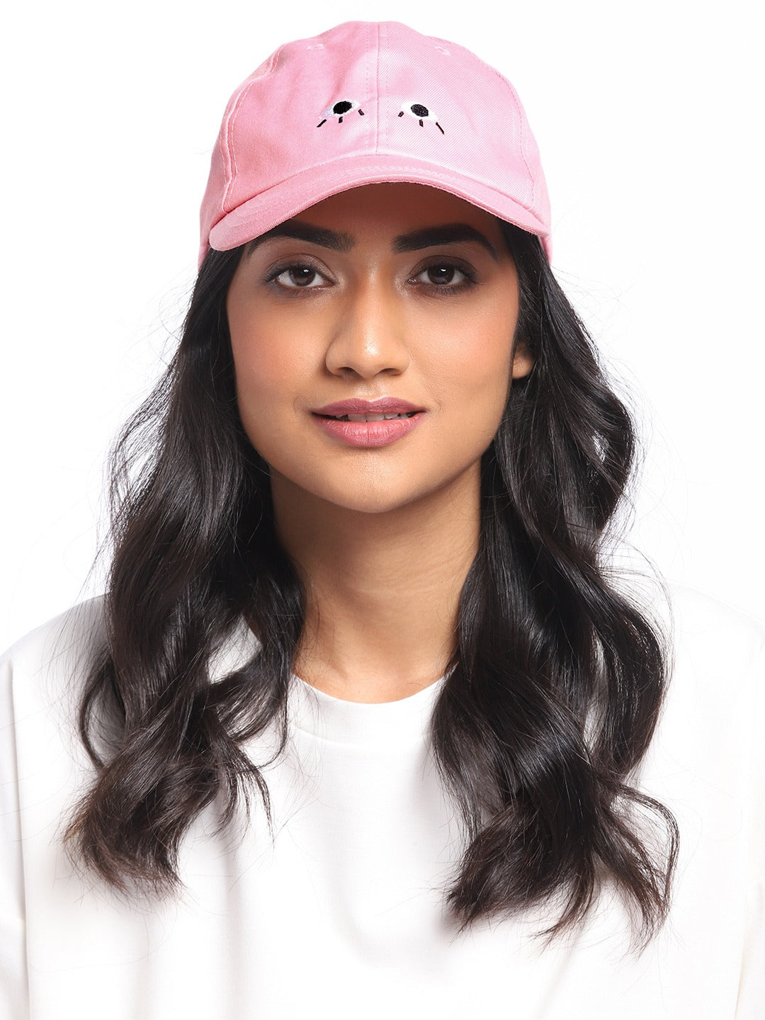 Blueberry eye embroidered baseball cap