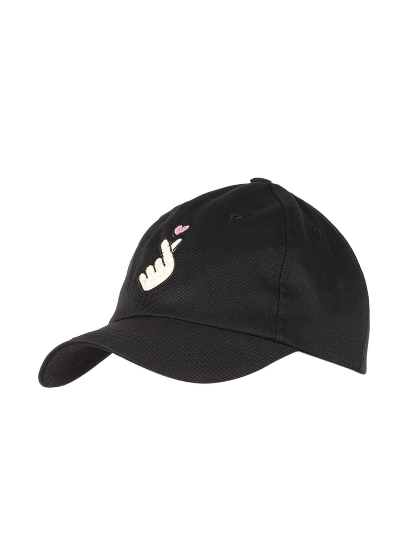Blueberry black embroidery baseball cap