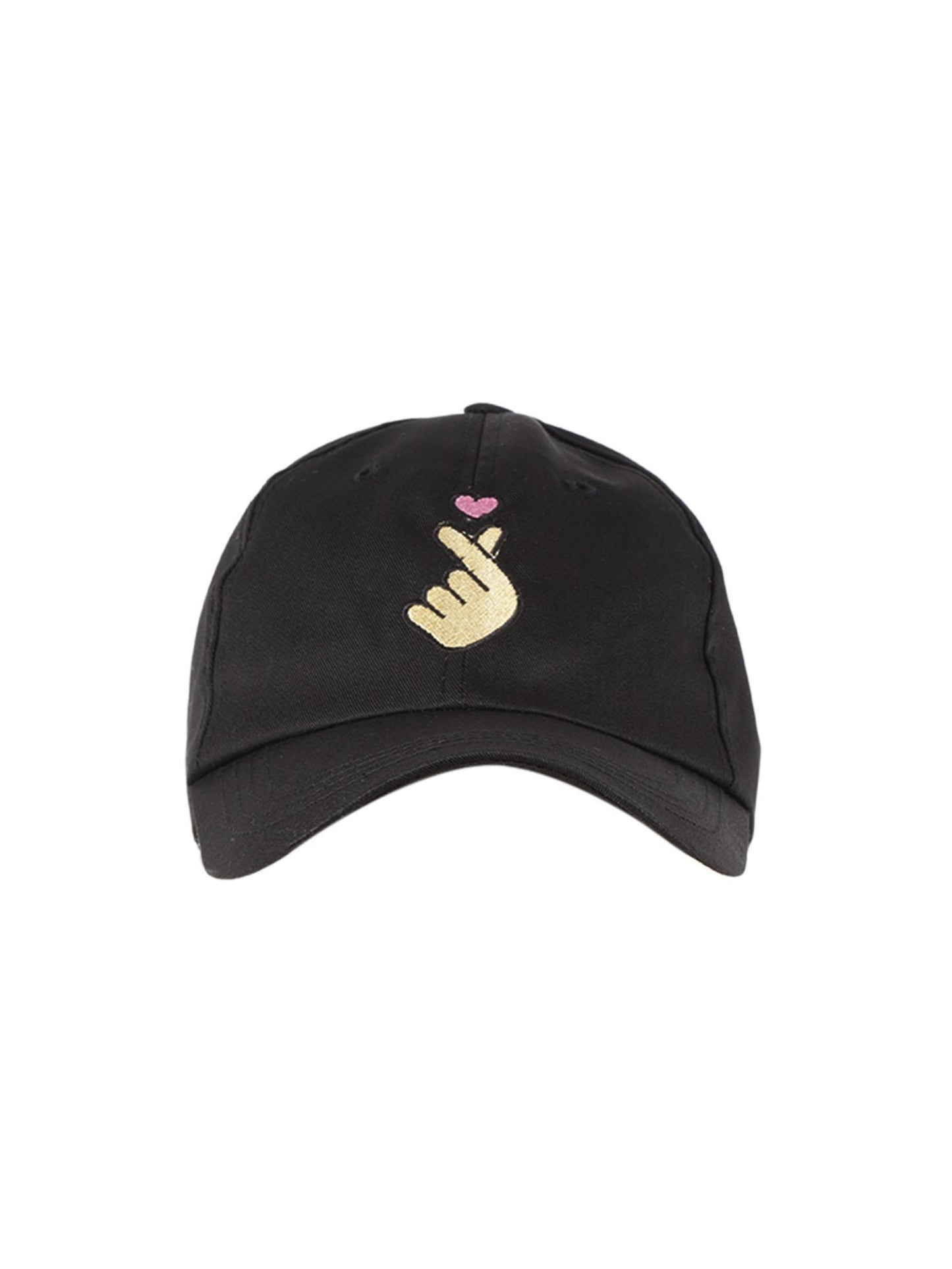 Blueberry black embroidery baseball cap