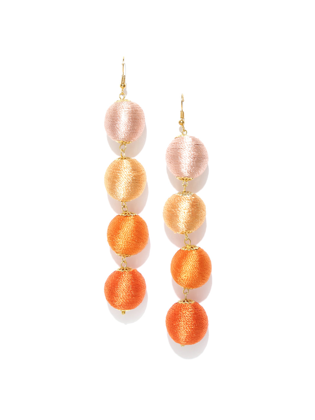 Blueberry Multi Coloured Spherical Drop Earrings