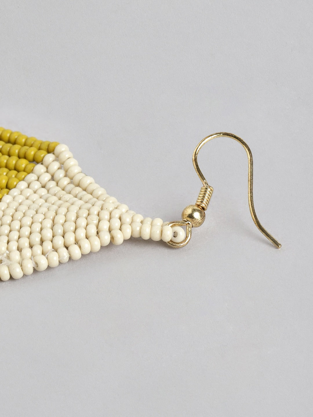 Blueberry multi beaded drop earring